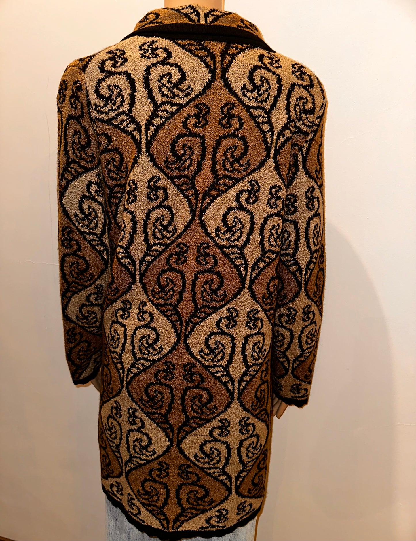 Knitted Jacket in Brown