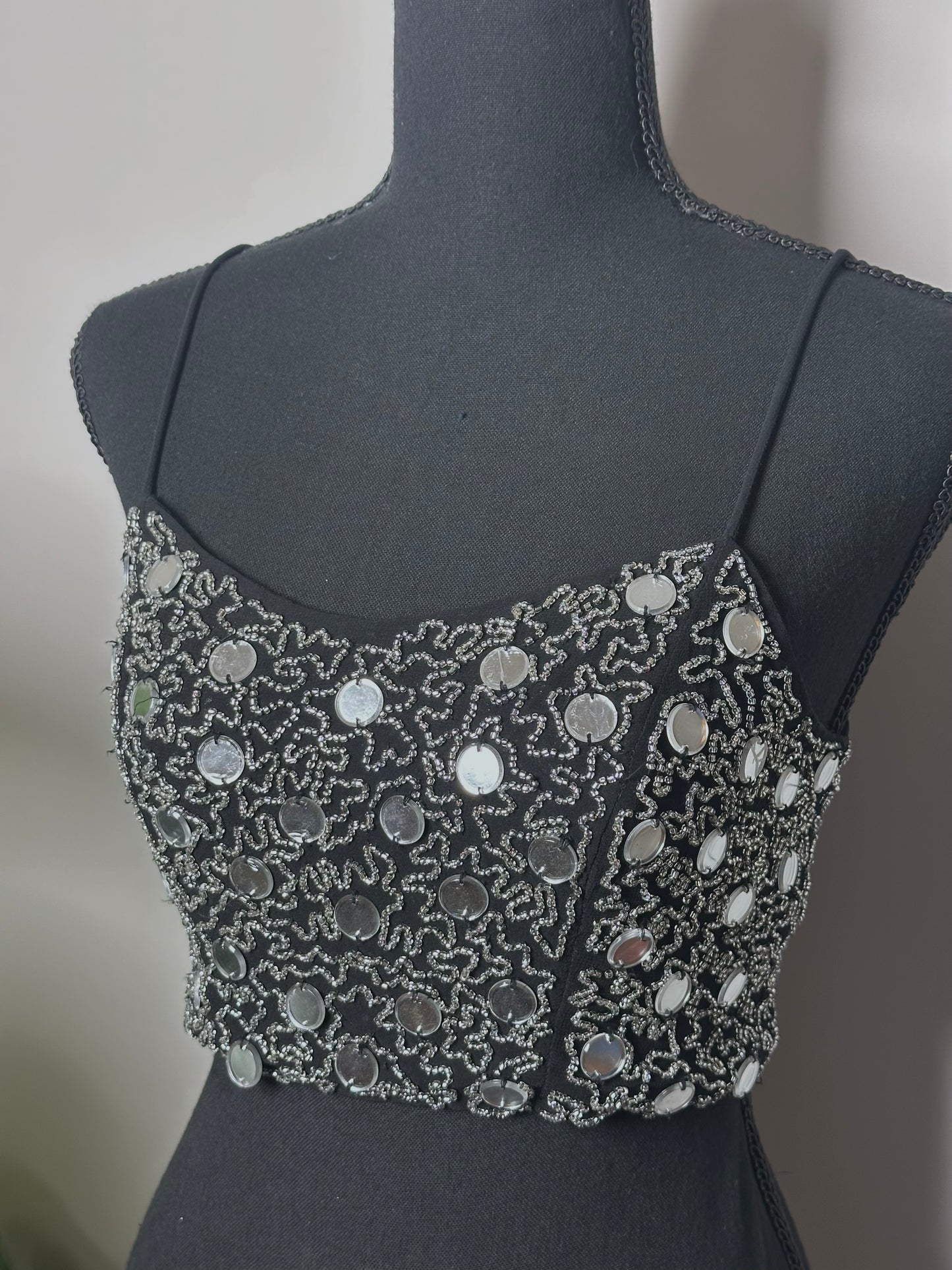 Embroidery Crop Top (Small)