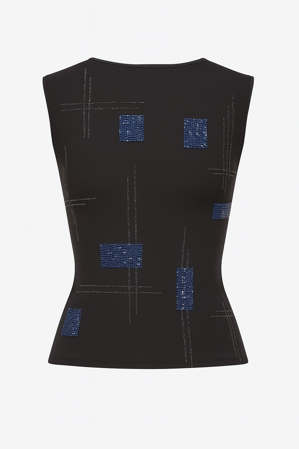 Blue Embroidery Top (Large)