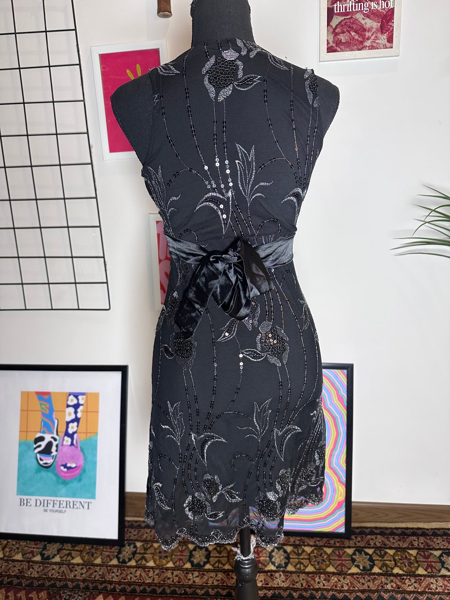Snatched Sequin Dress (Medium)