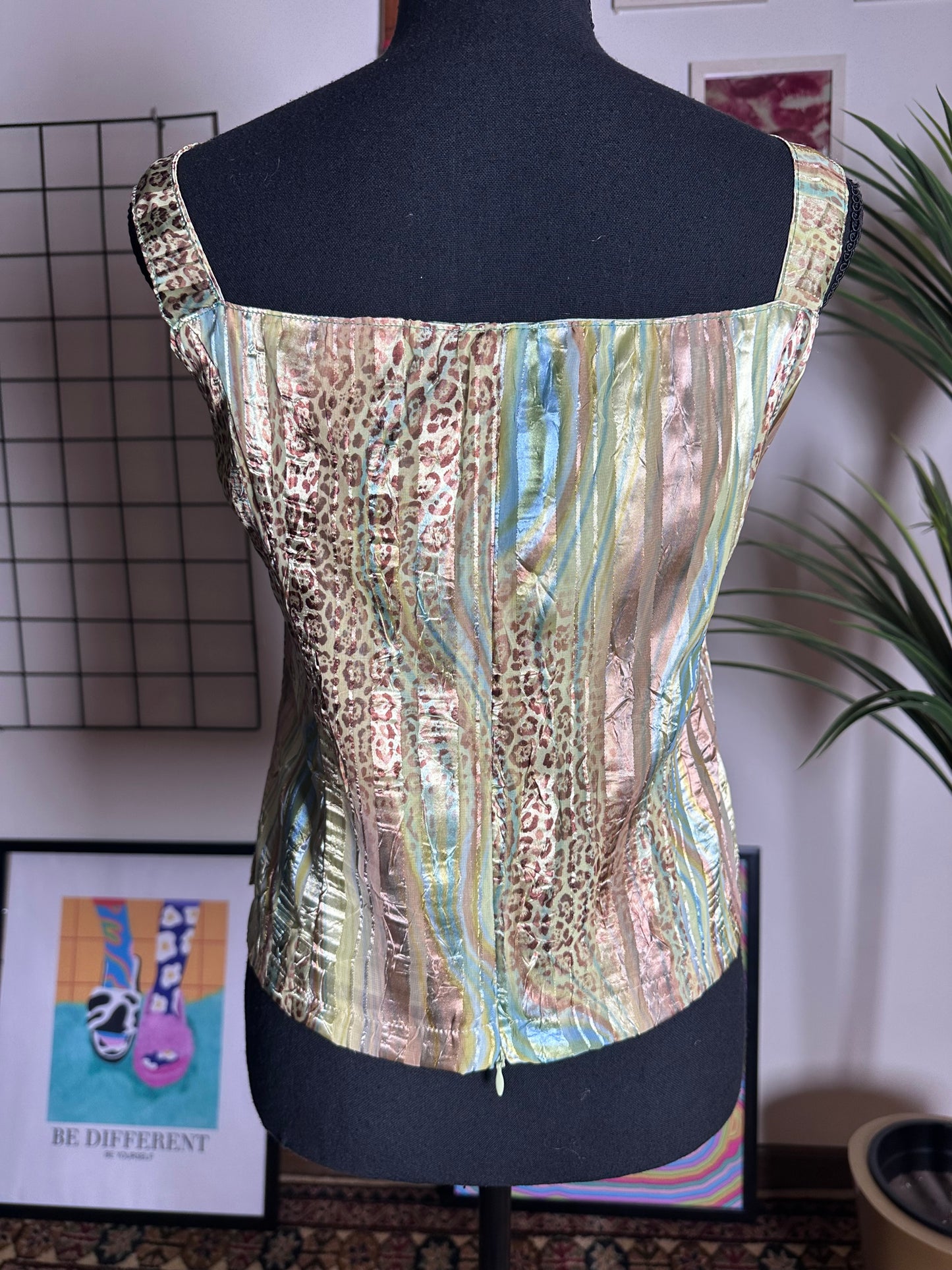Leopard wavy blouse (X Large)