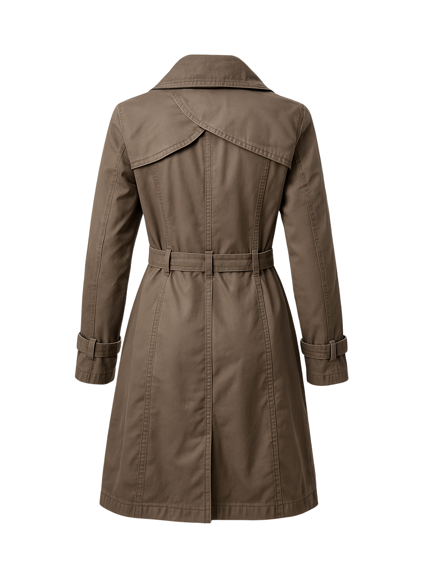 Pleated Trench Coat