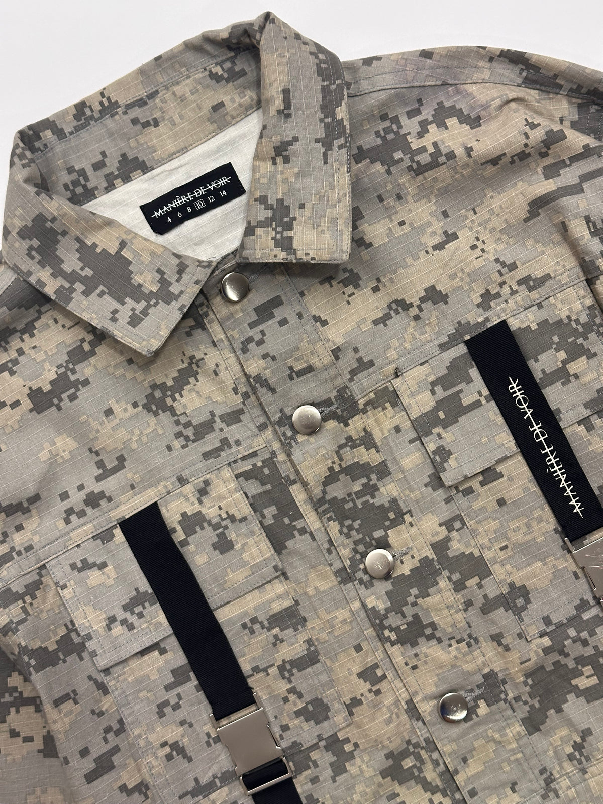 Cropped Camouflage Denim (Large)