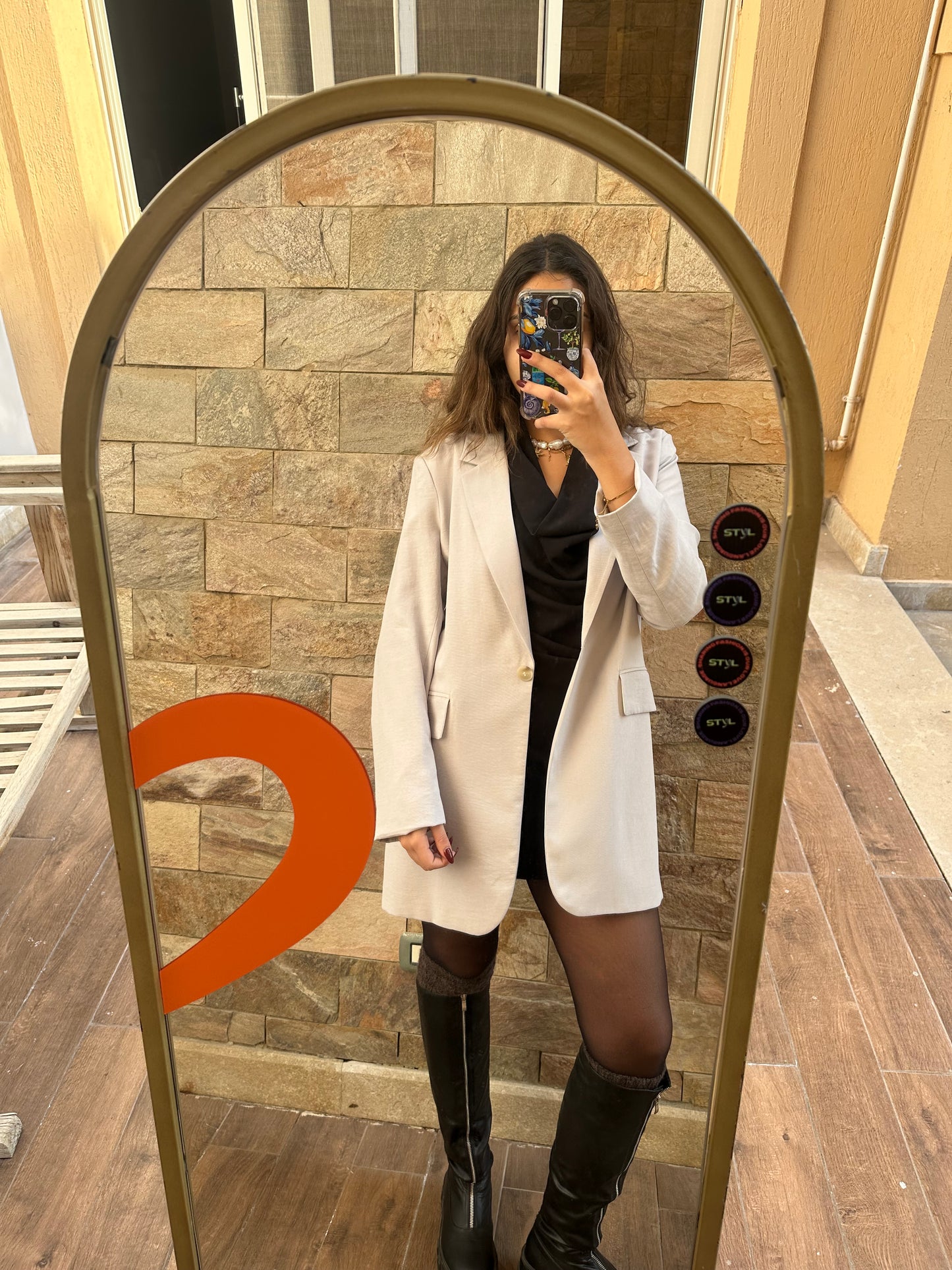 Oversized Blazer Dress (Small)