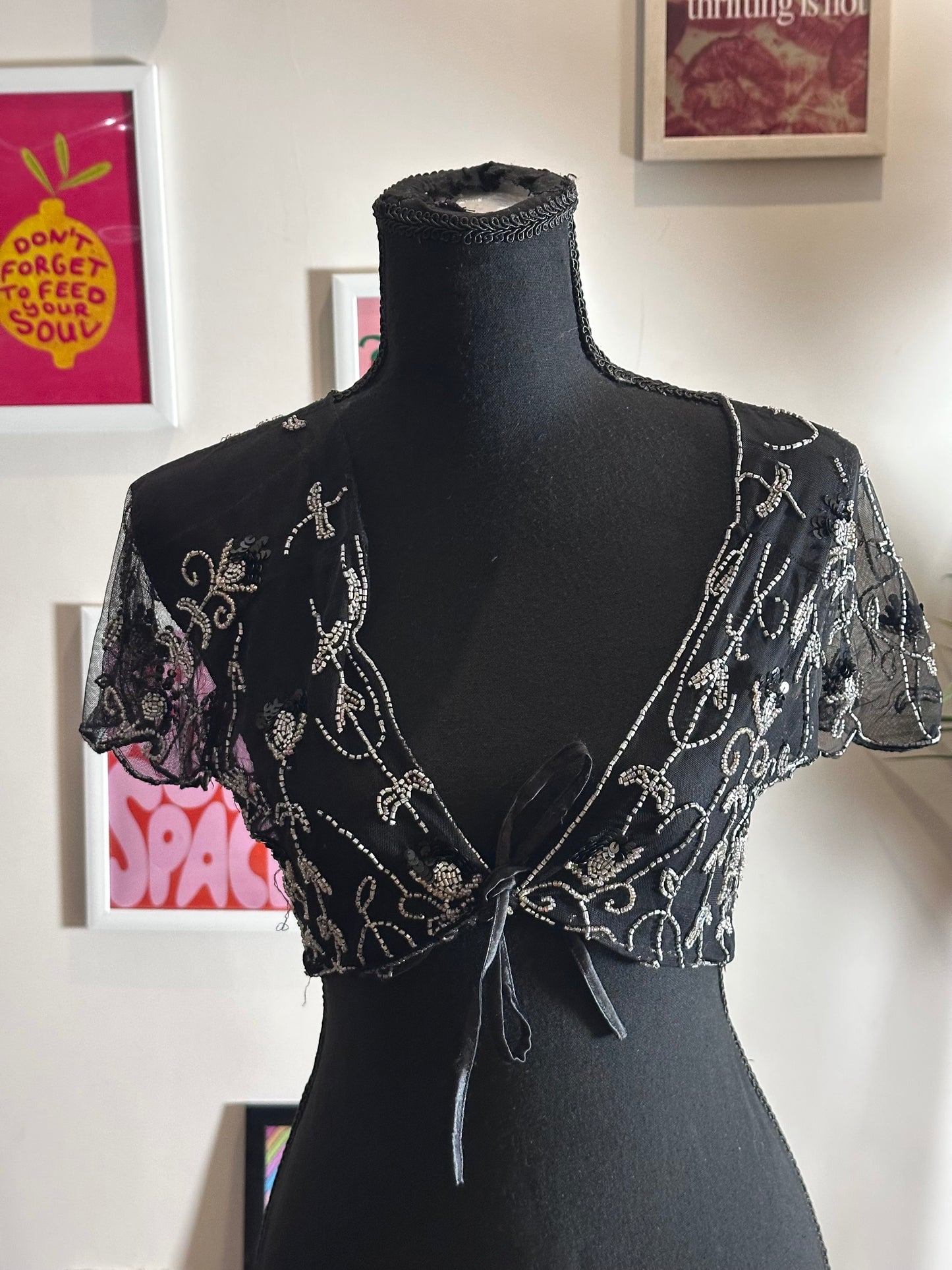 Sequined Open Tie (Medium)