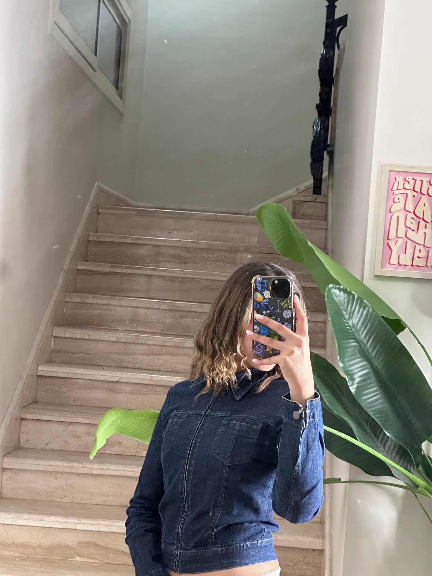 Dark Wash Fitted Denim (Medium)
