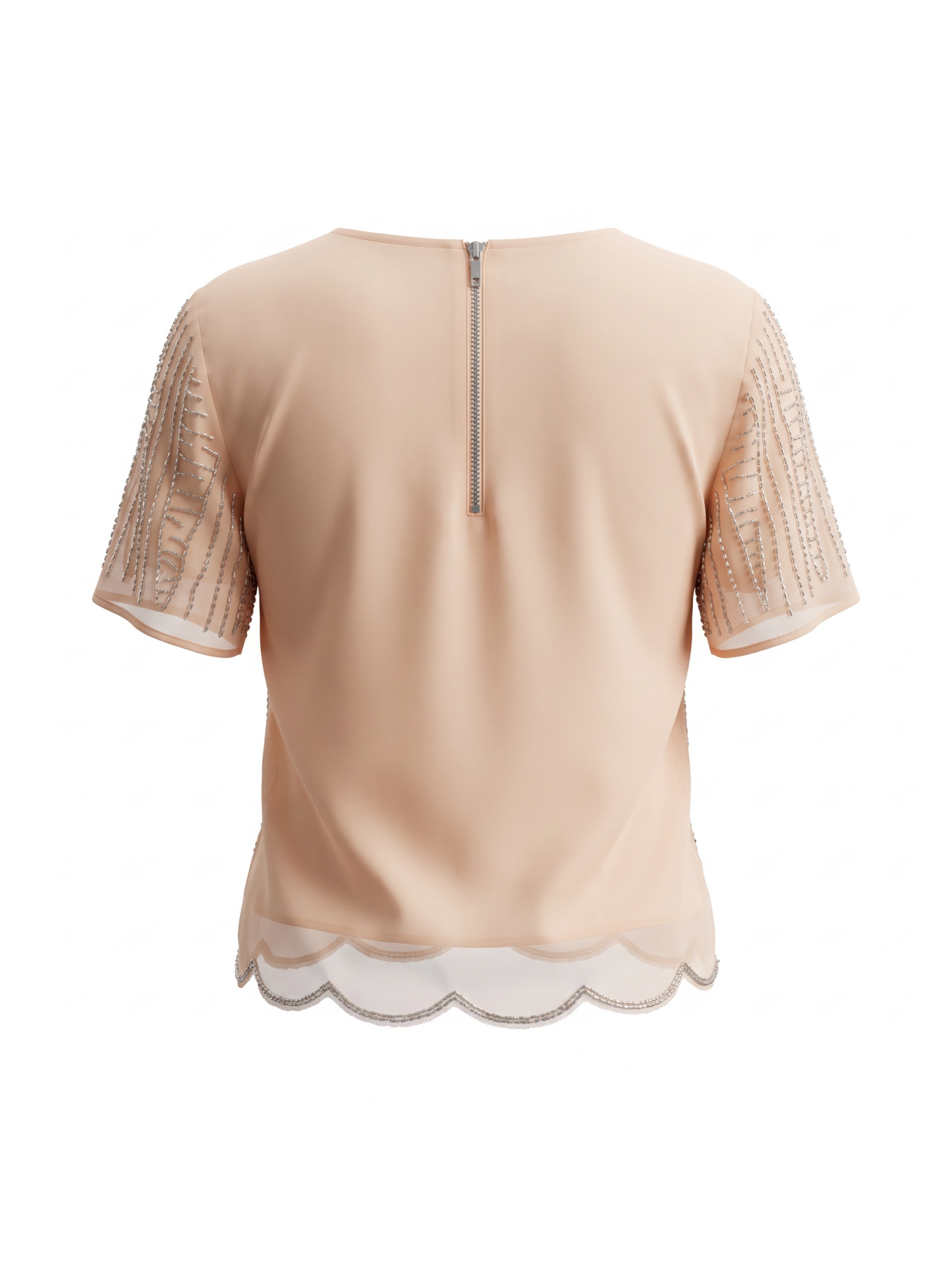 Lace Beaded Blouse (Medium)