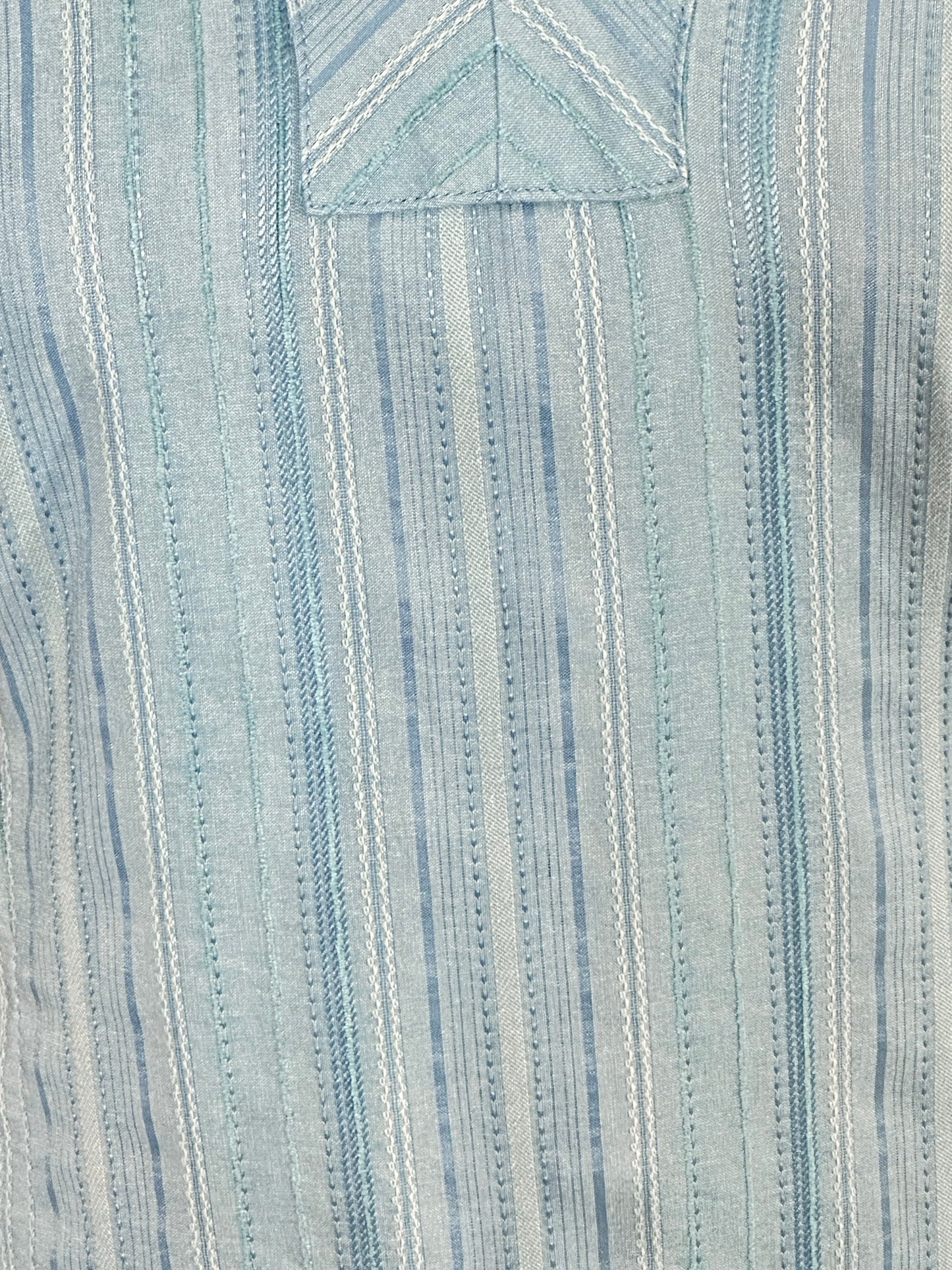 Baby Blue Striped Shirt (Large)