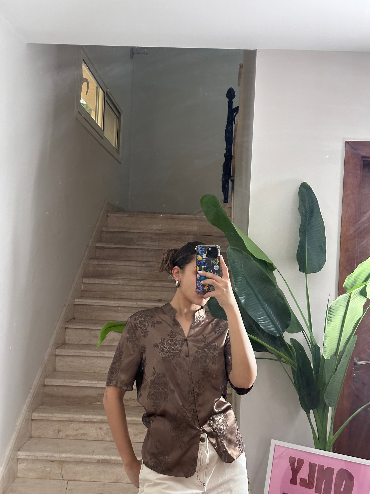 Asian Satin Shirt (XL)