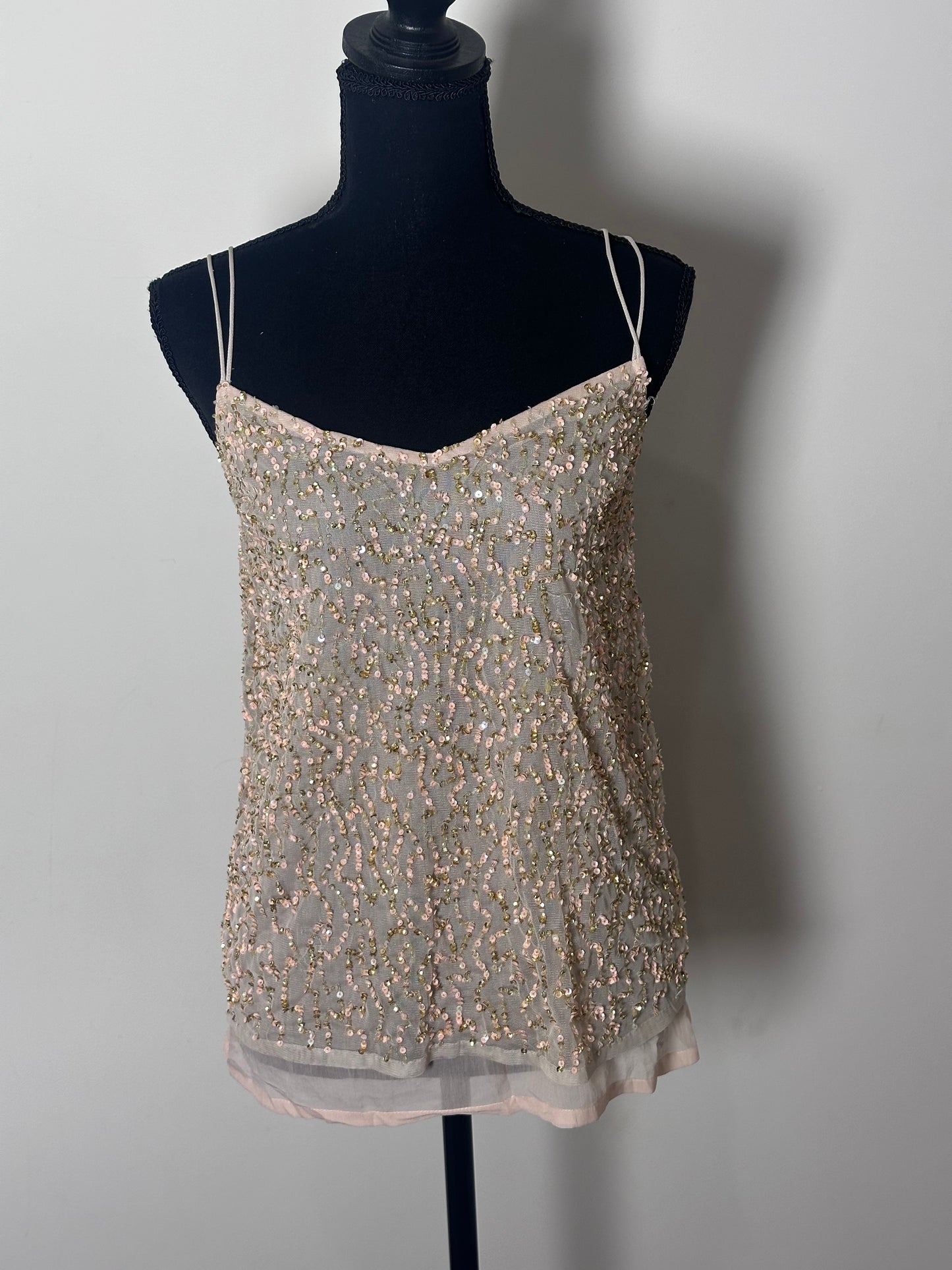 Cami Colorful Sequined Top (Medium)