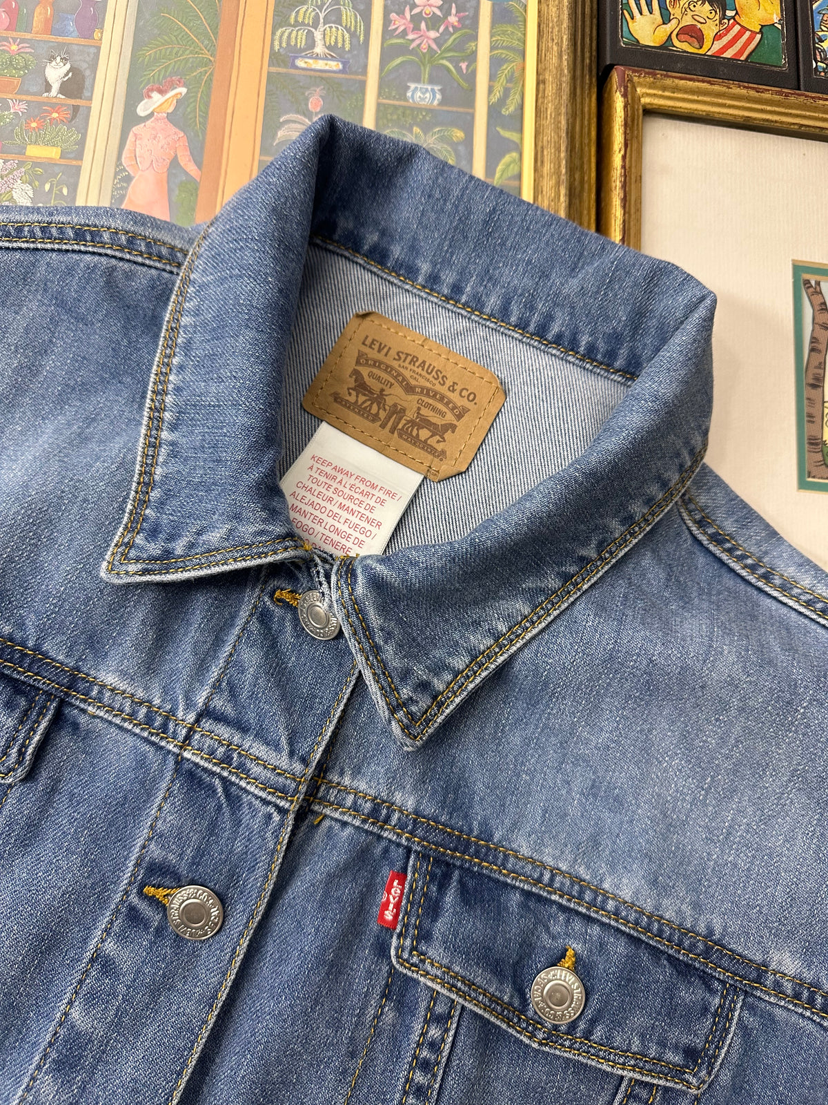Levi’s Pleated Oversized Denim (Large)