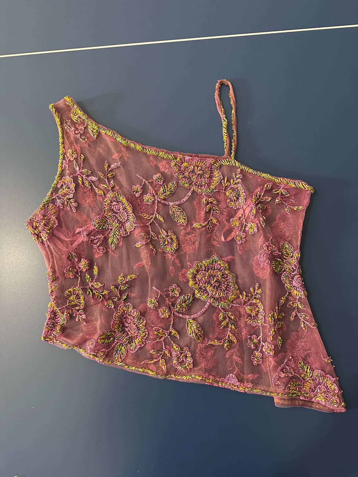 Asymmetric Beaded Top (Large)