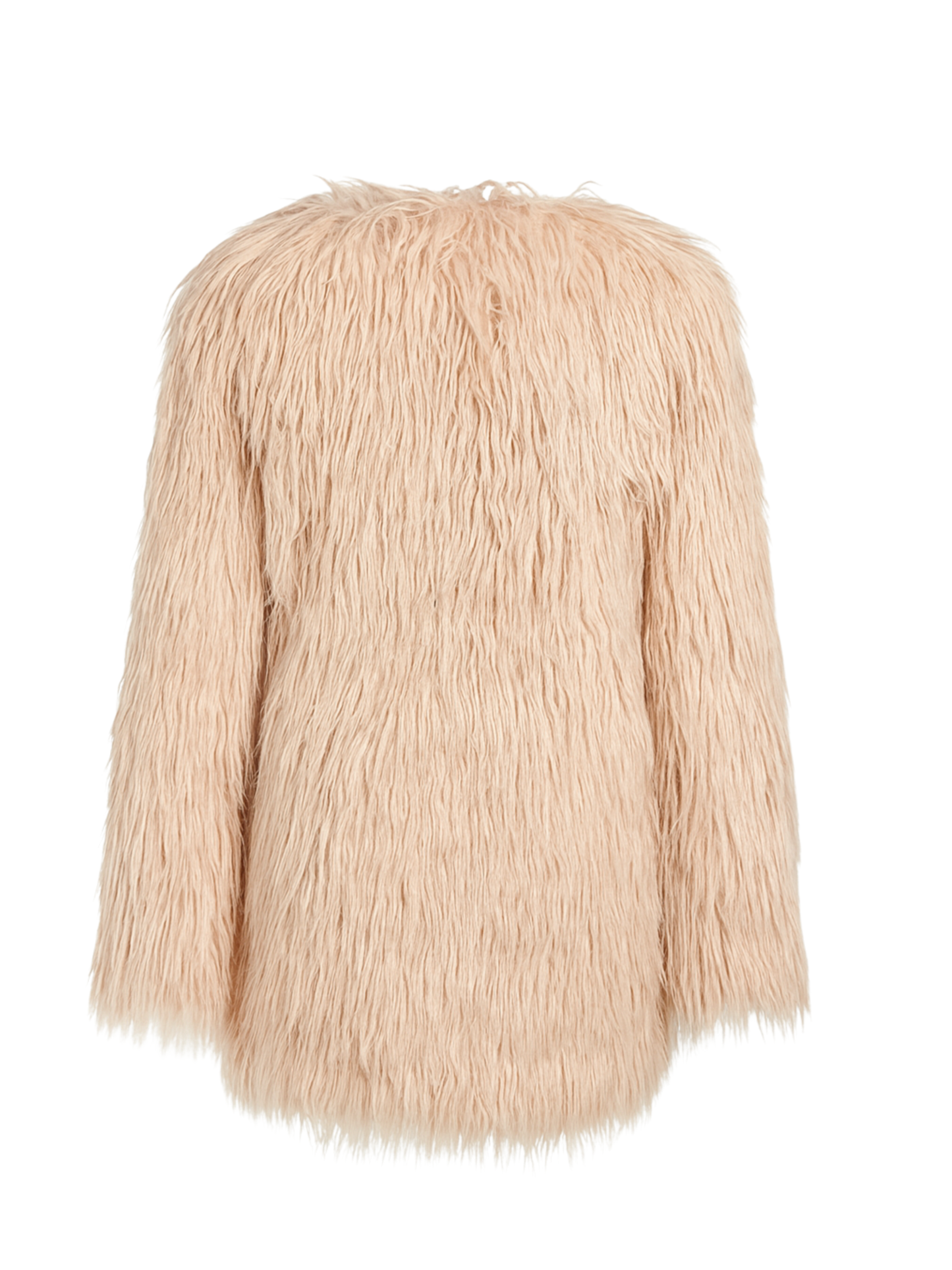 Long Sleeve Fur Coat