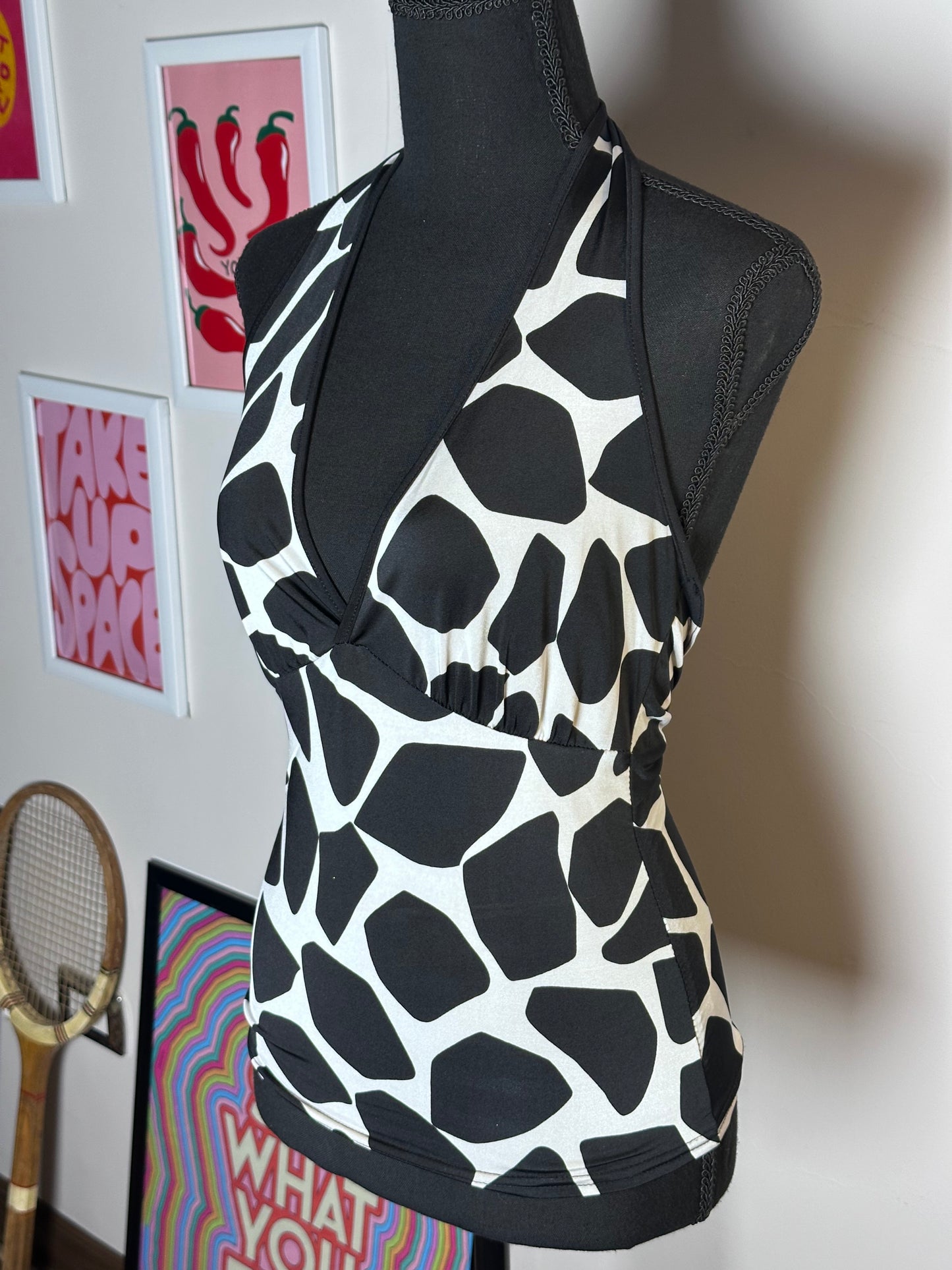 Halter Print Top (Medium)