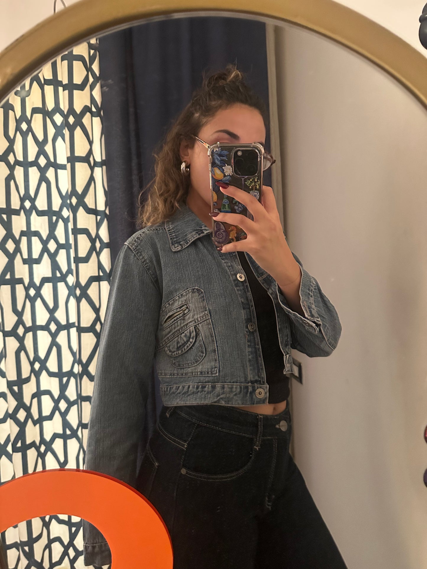Oversized Cropped Denim (Large)