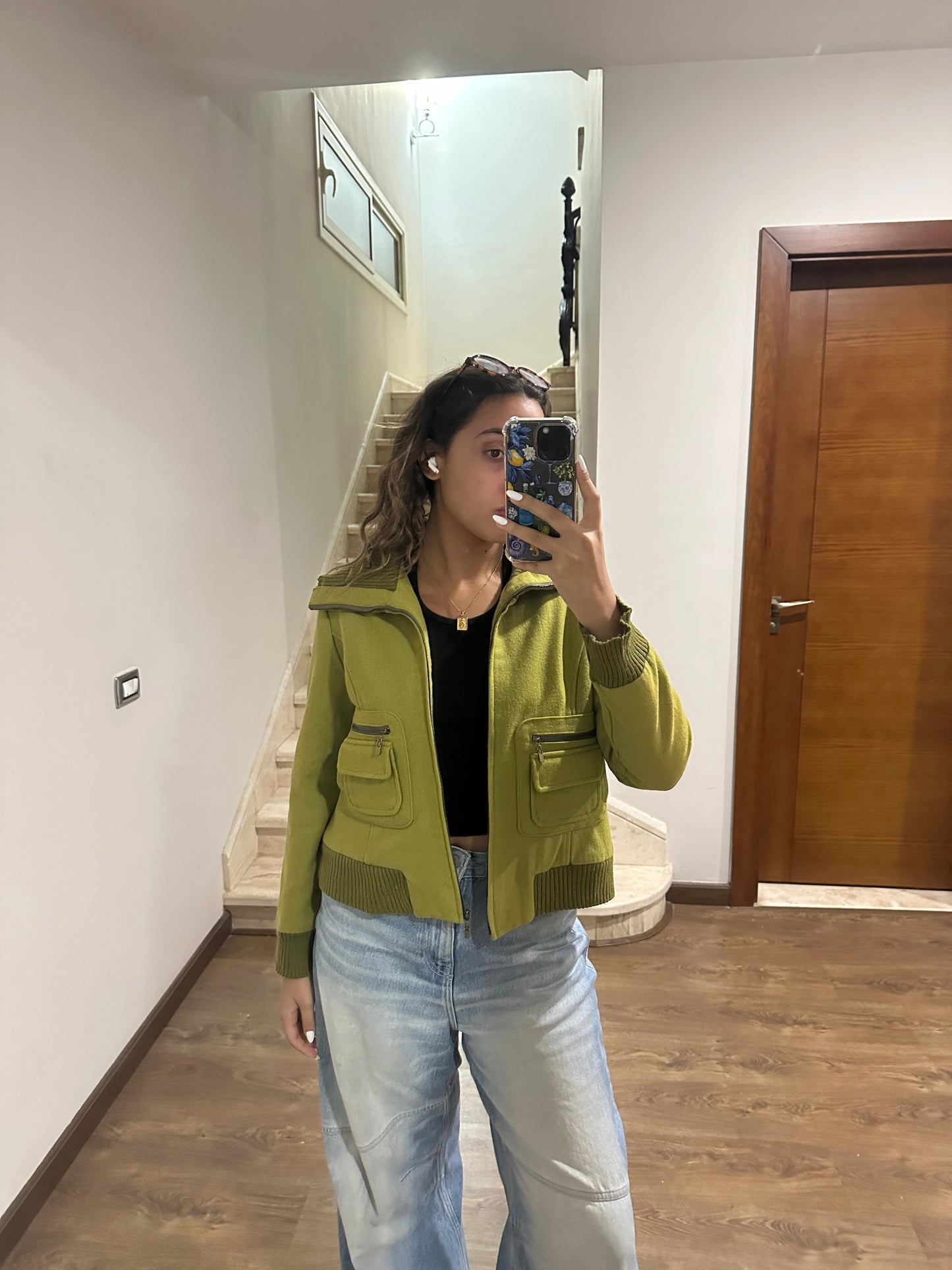 Green Y2K Jacket