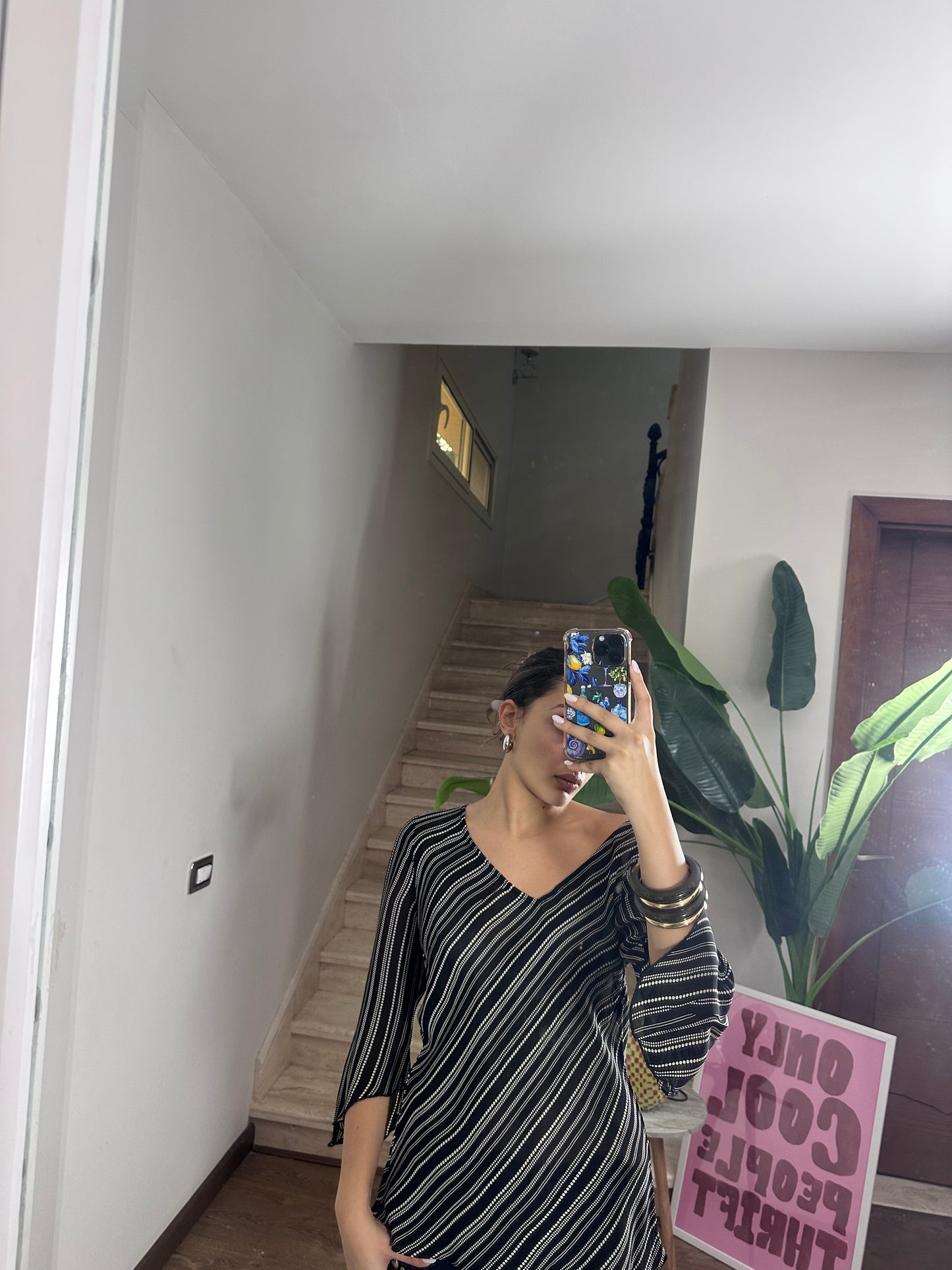 Polka Dots Striped Top (Large)