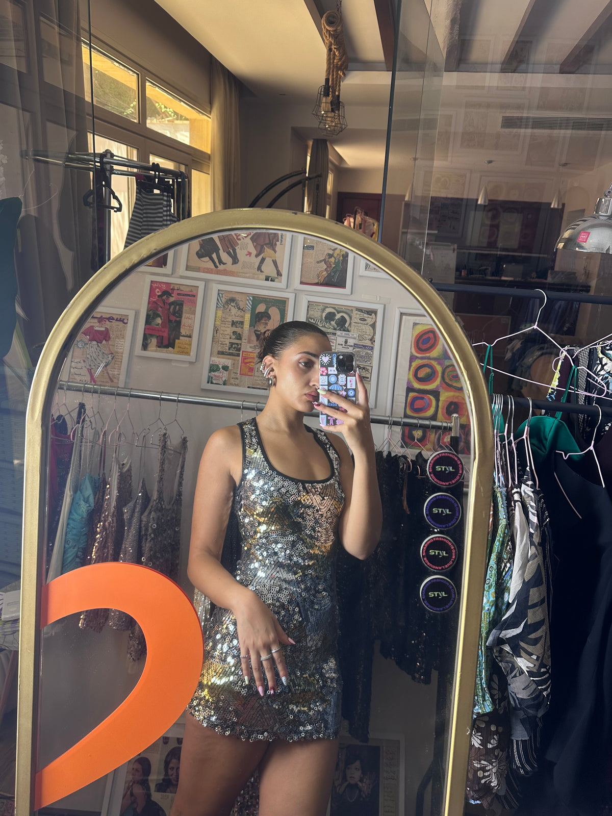 Gold & Silver Dress (Medium)