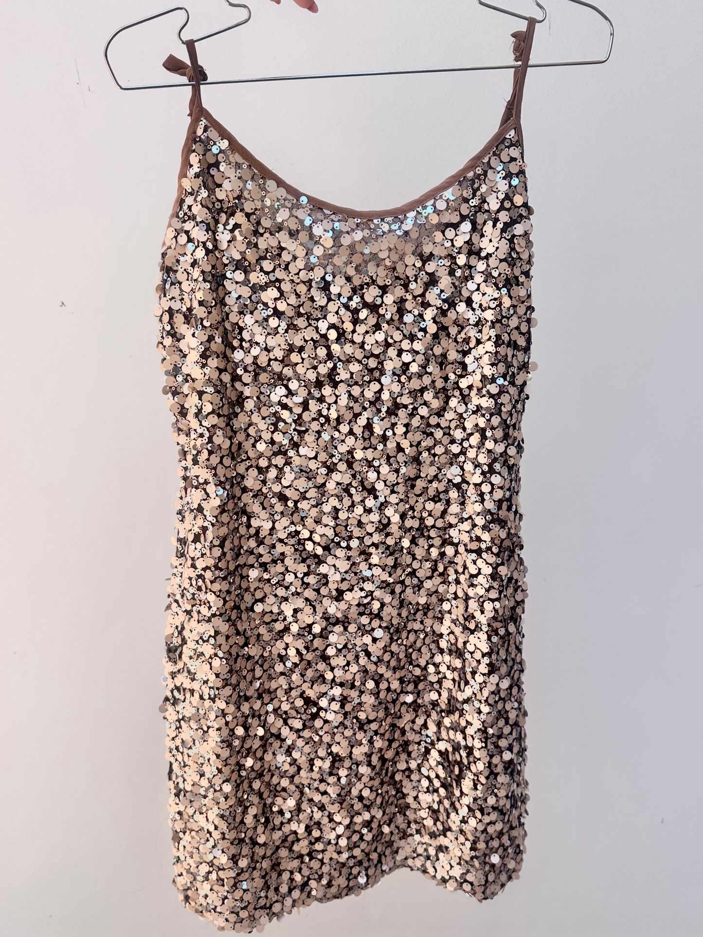 Gold Sequin Dress