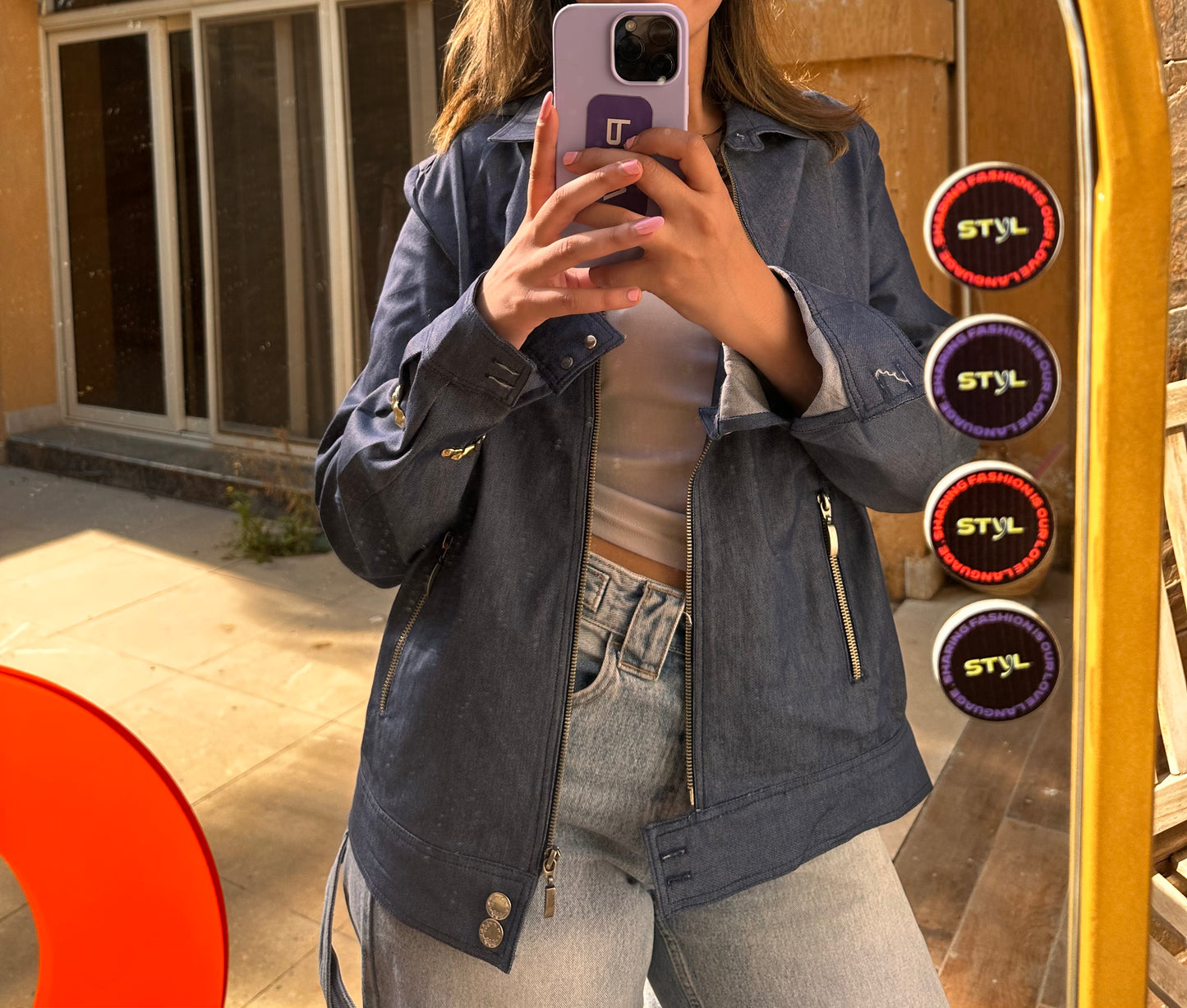 Oversized Vintage Denim Jacket