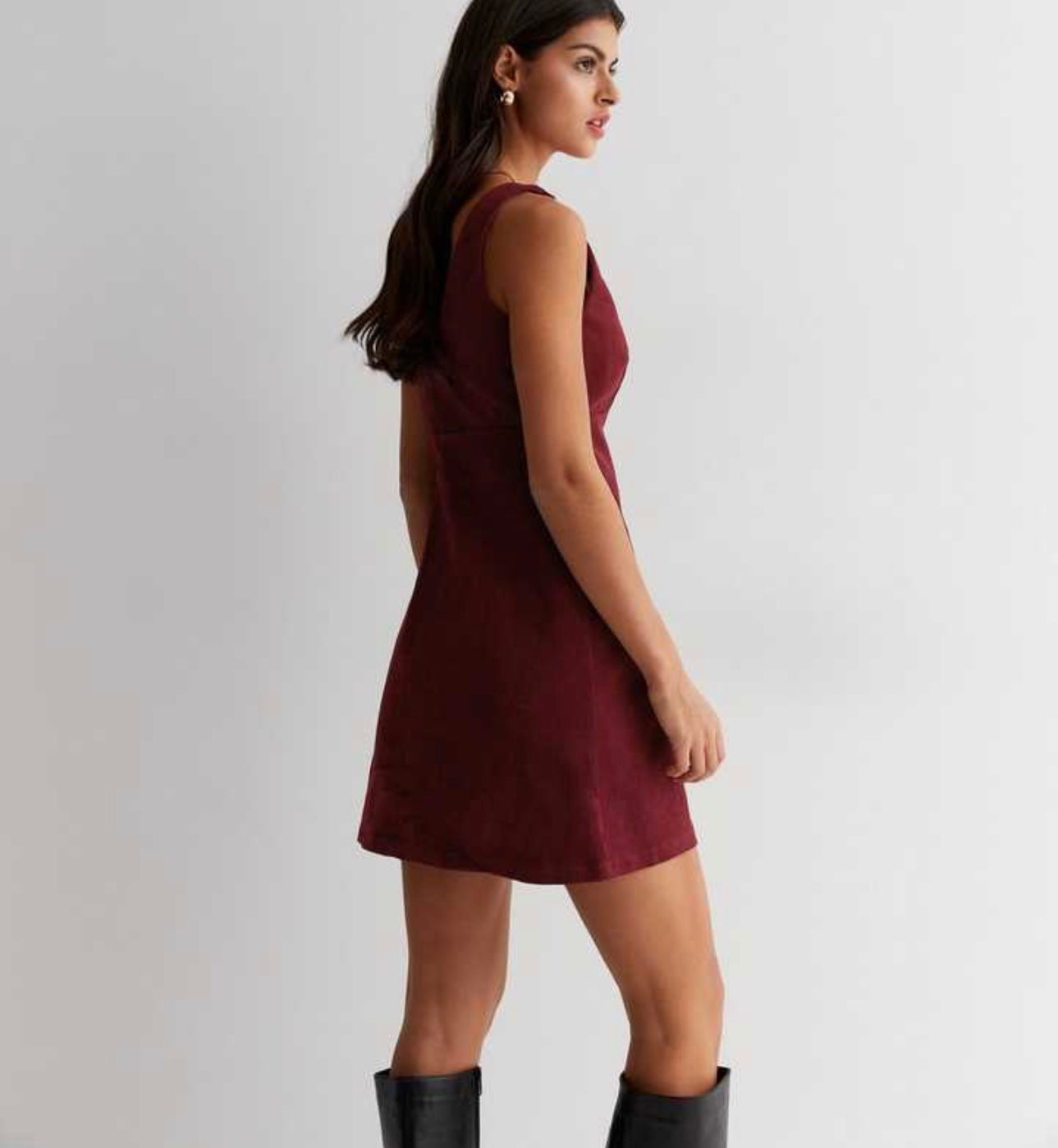 Burgundy Dress - NewLook