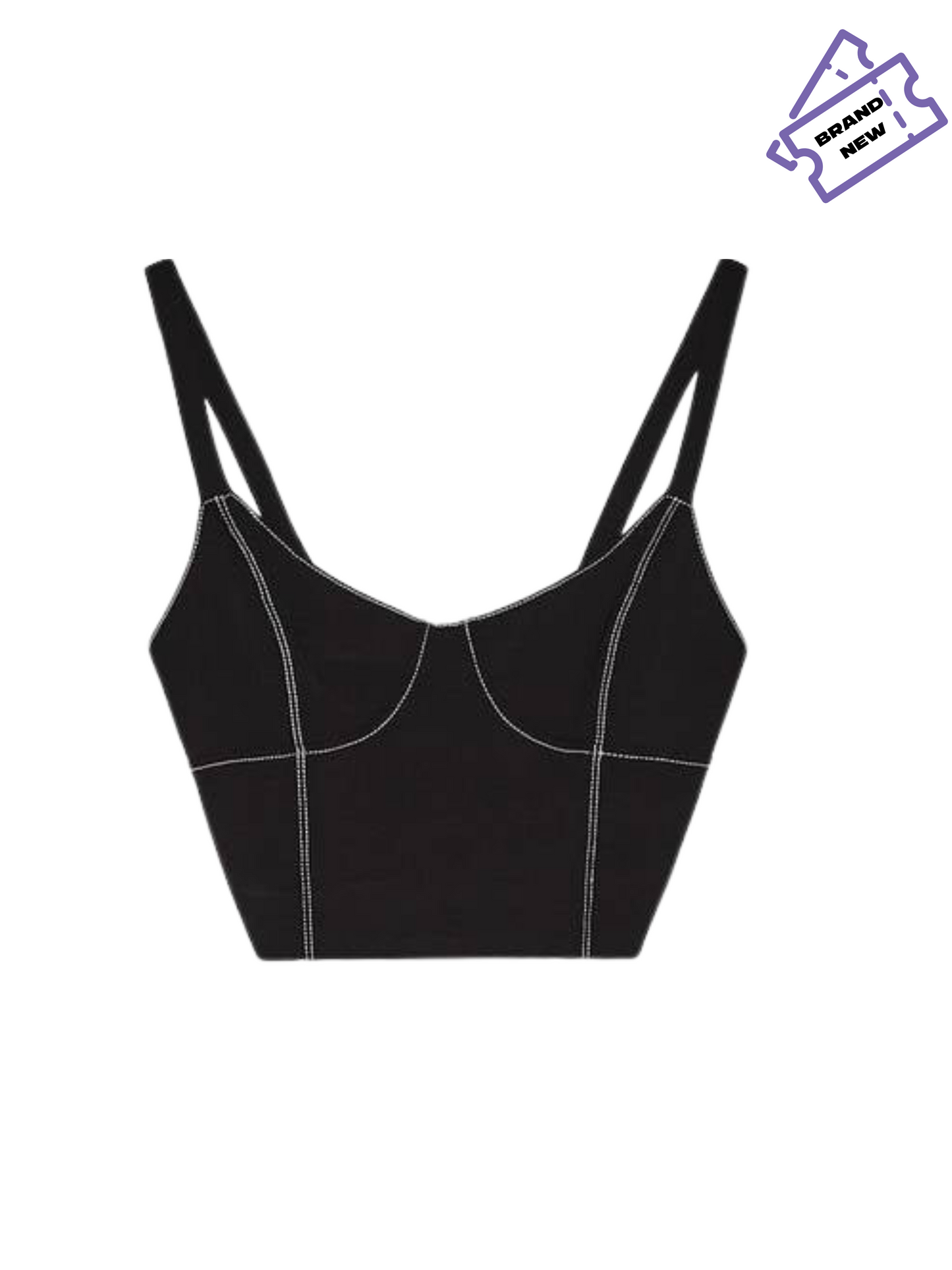 Corset Like Top - Bershka