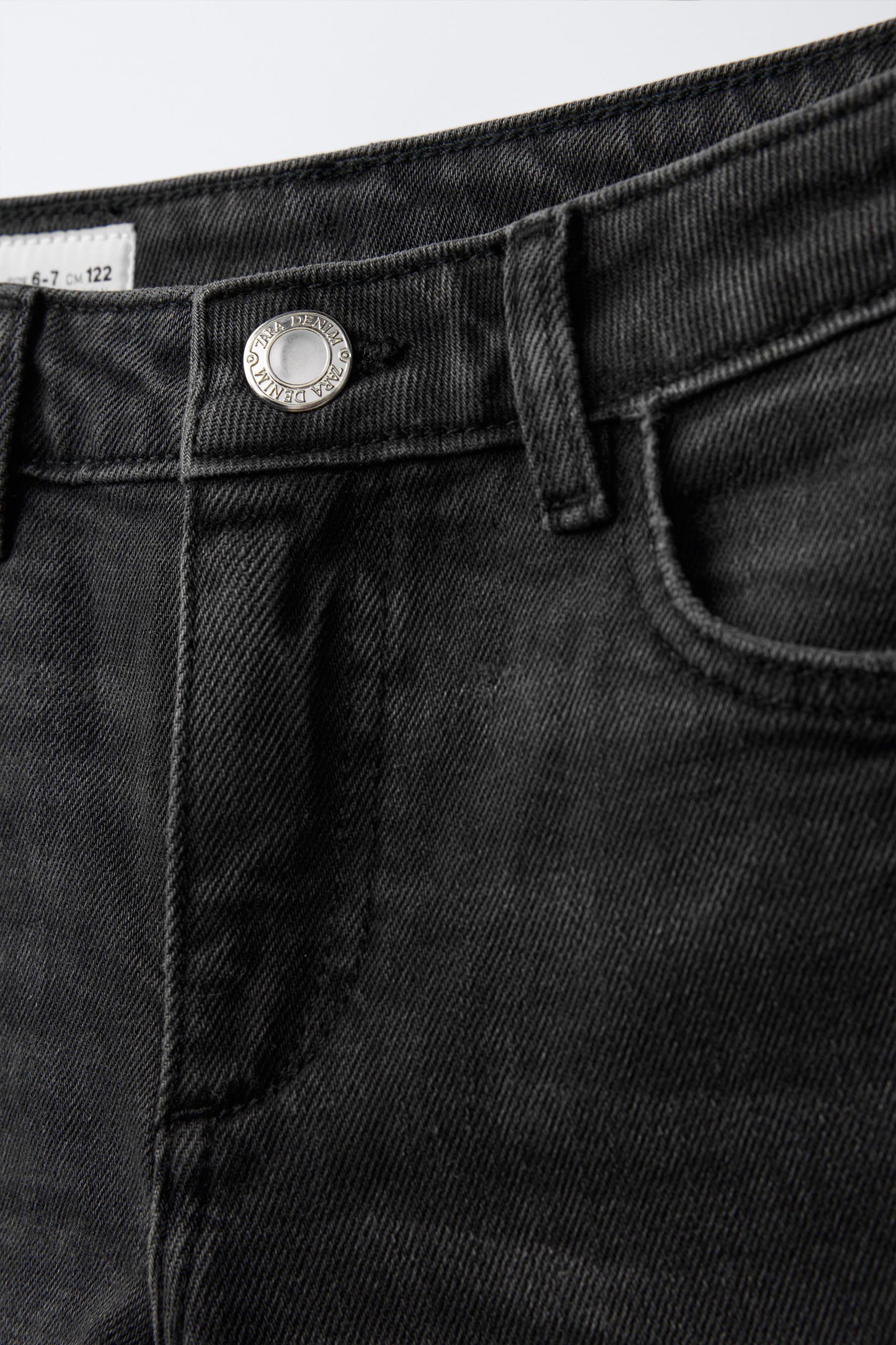 Black Washed Jeans - Zara