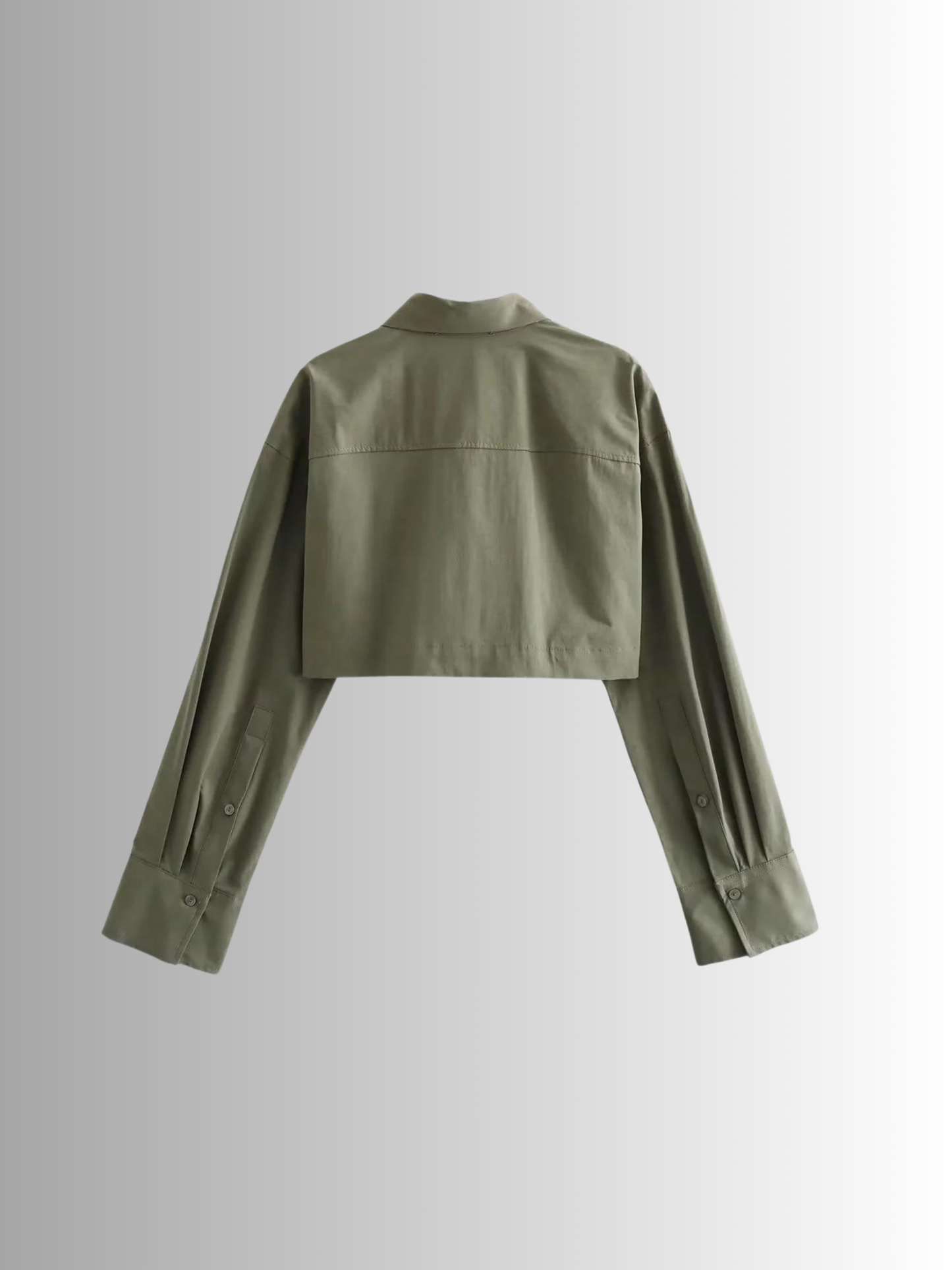 Cropped Cargo Shirt - Zara