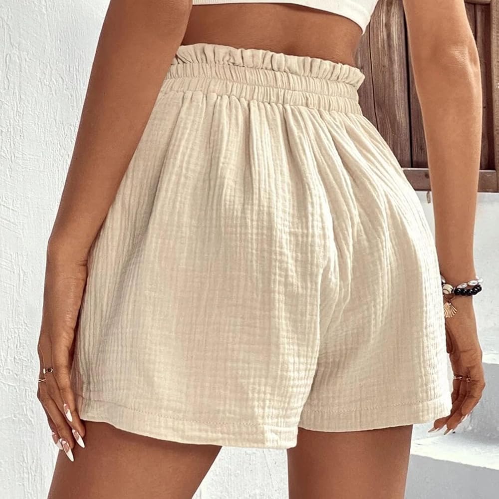 Beige Shorts - Shein