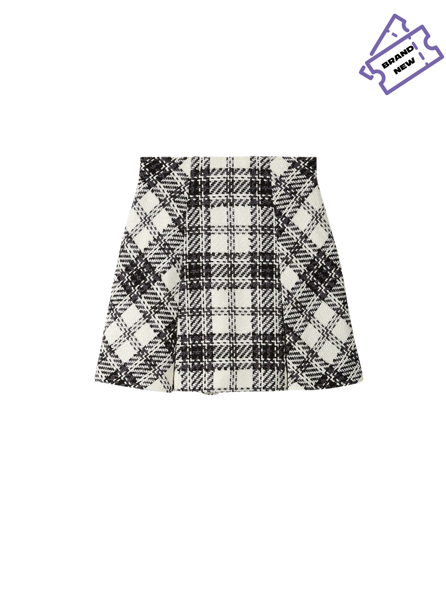 Check Skirt - Jennyfer