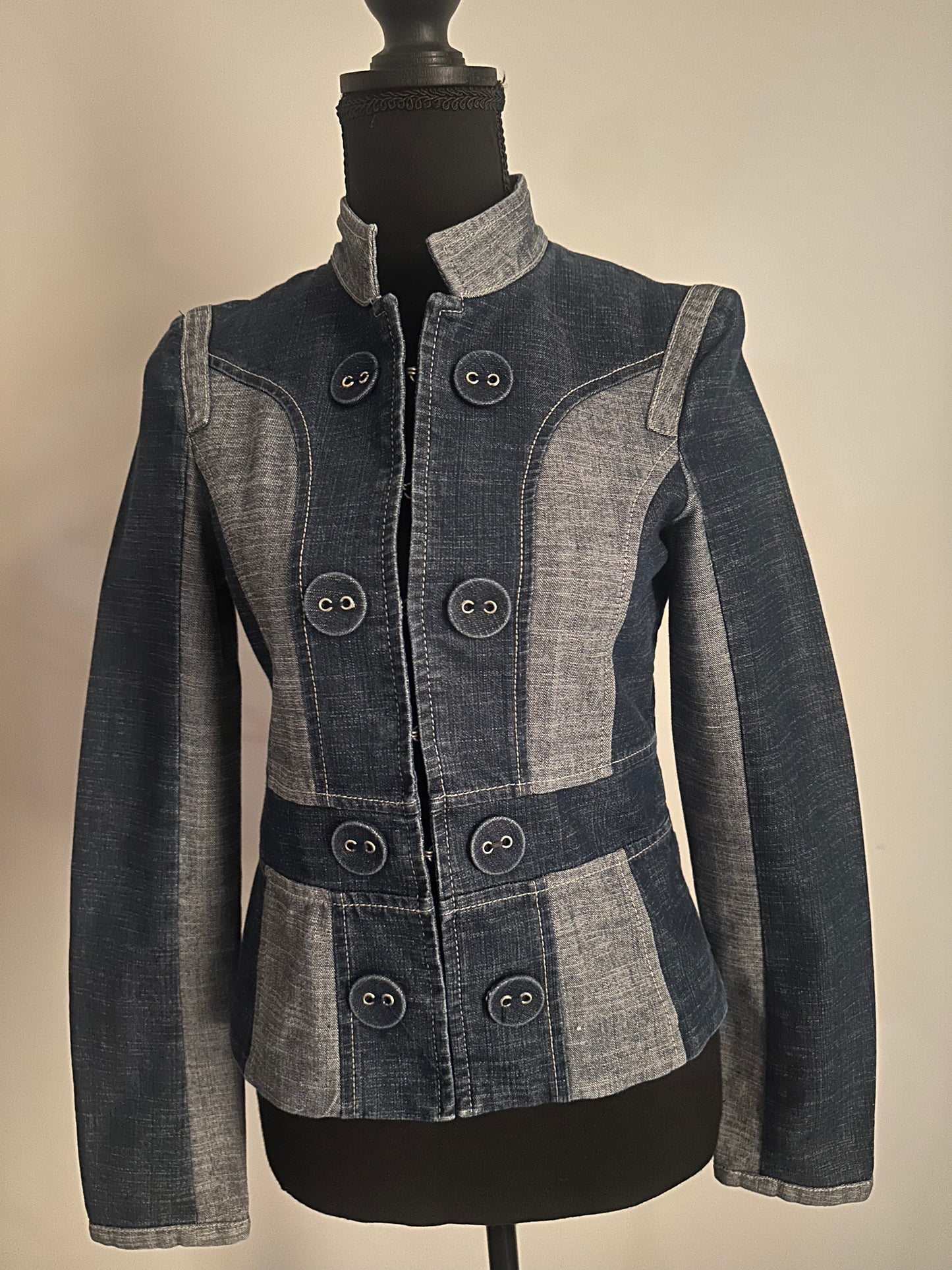 Fitted Patchwork Denim (Small)