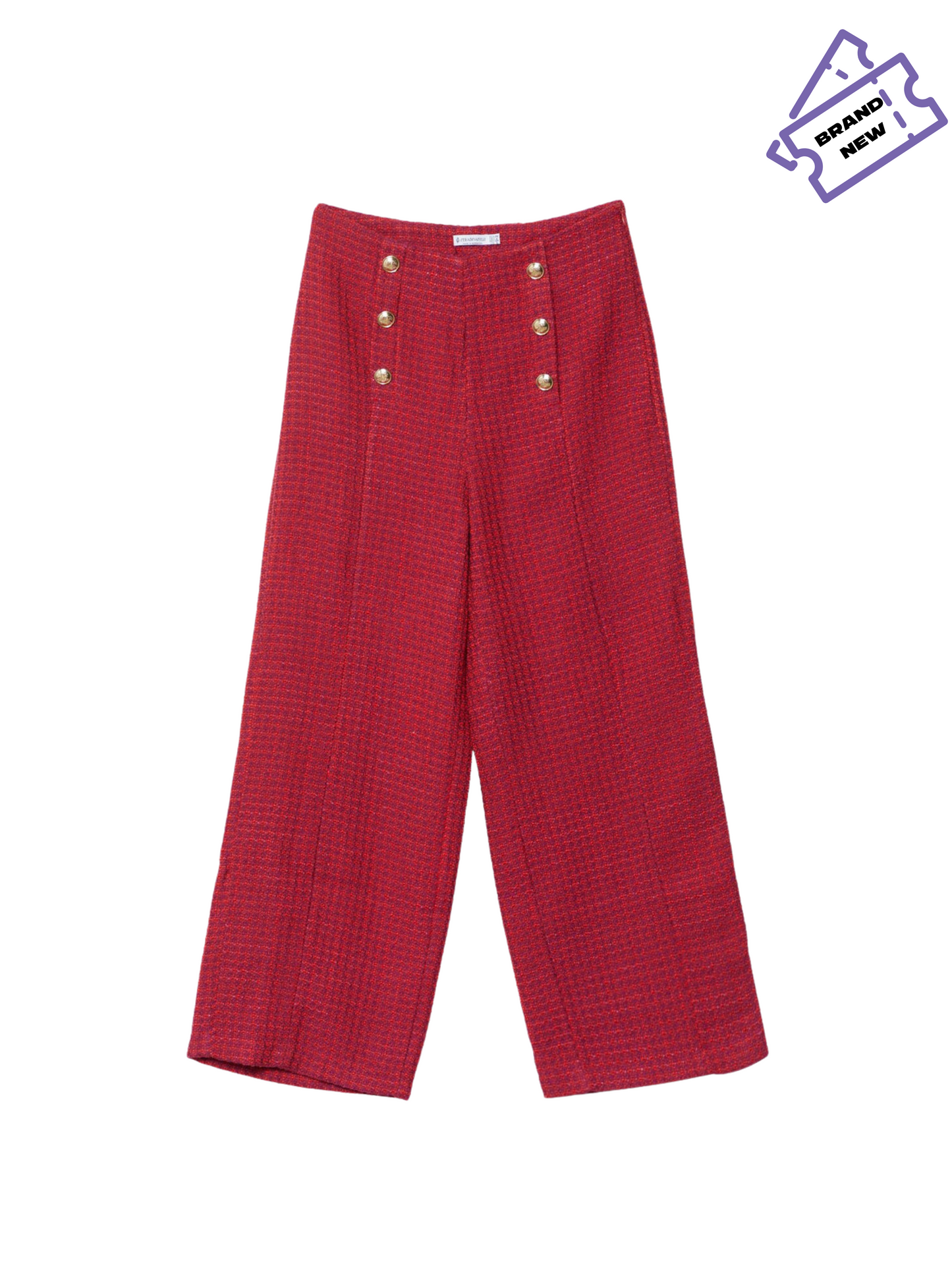 Checked Pants - Stradivarius