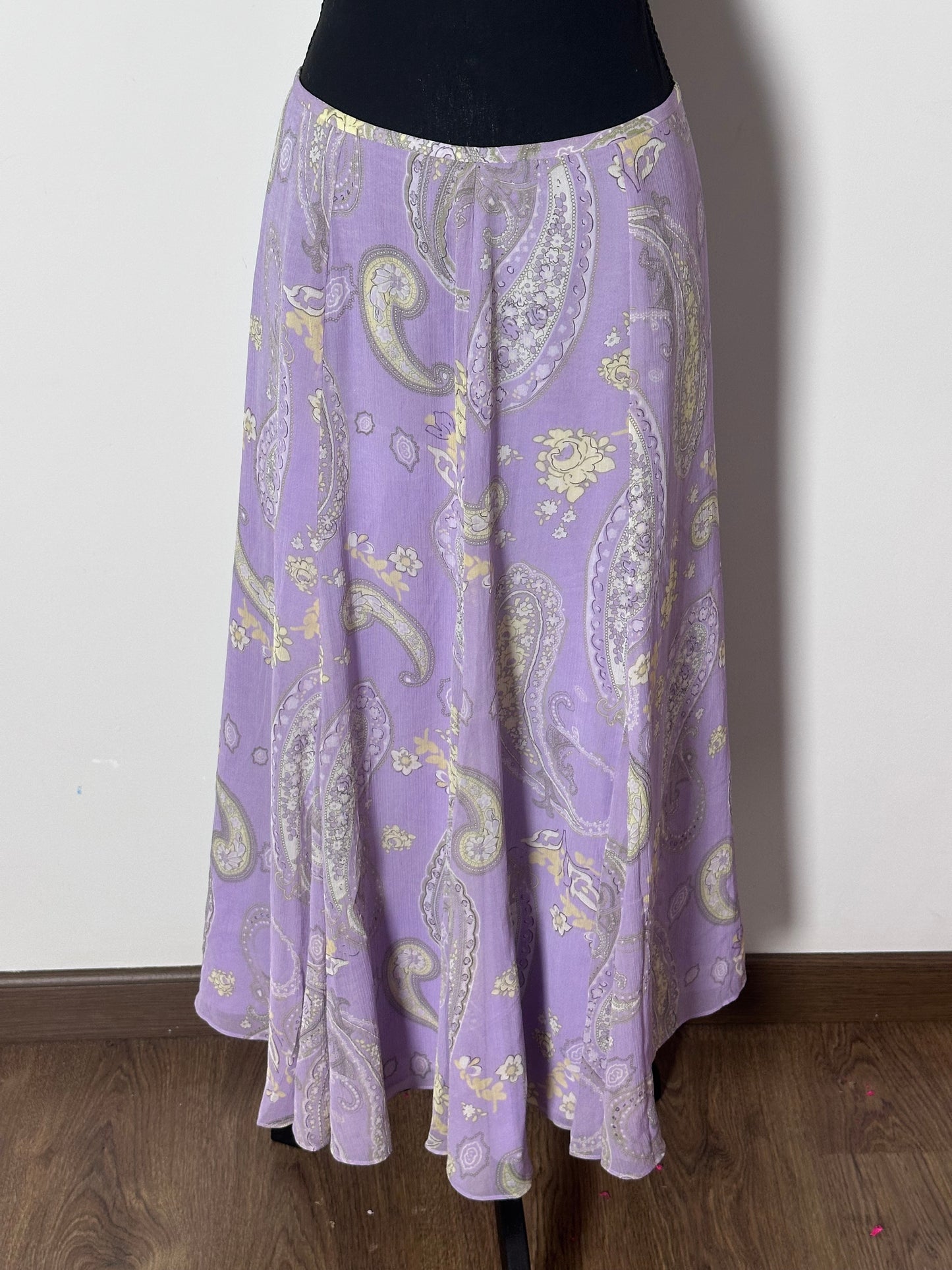 Purple Patterned Skirt (Large)