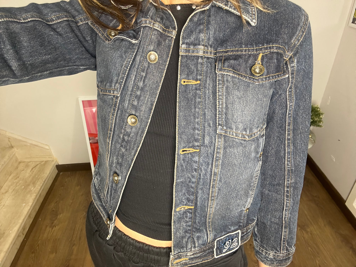 Cropped Patched Denim (X Small)