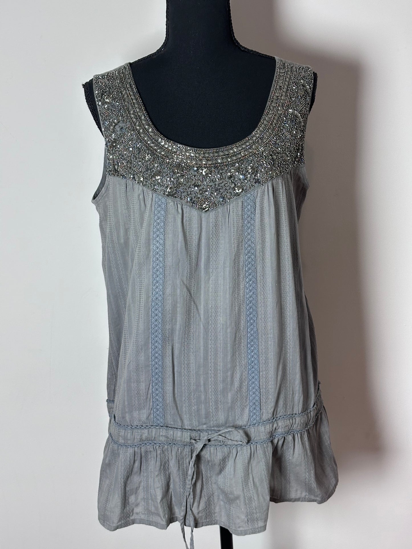 Y2K Boho Beaded Top (X Large)