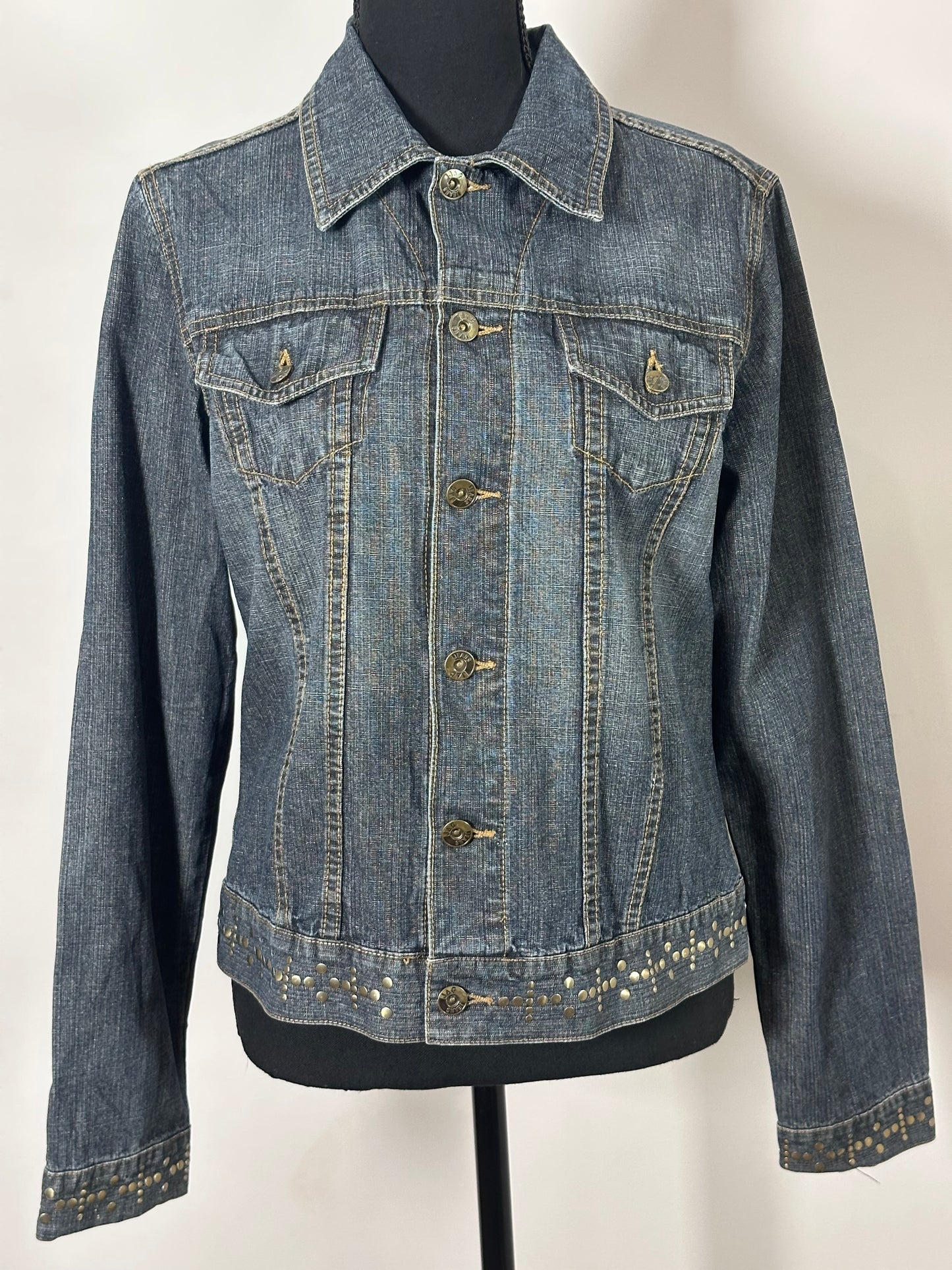 Gold Studded Denim (Large)