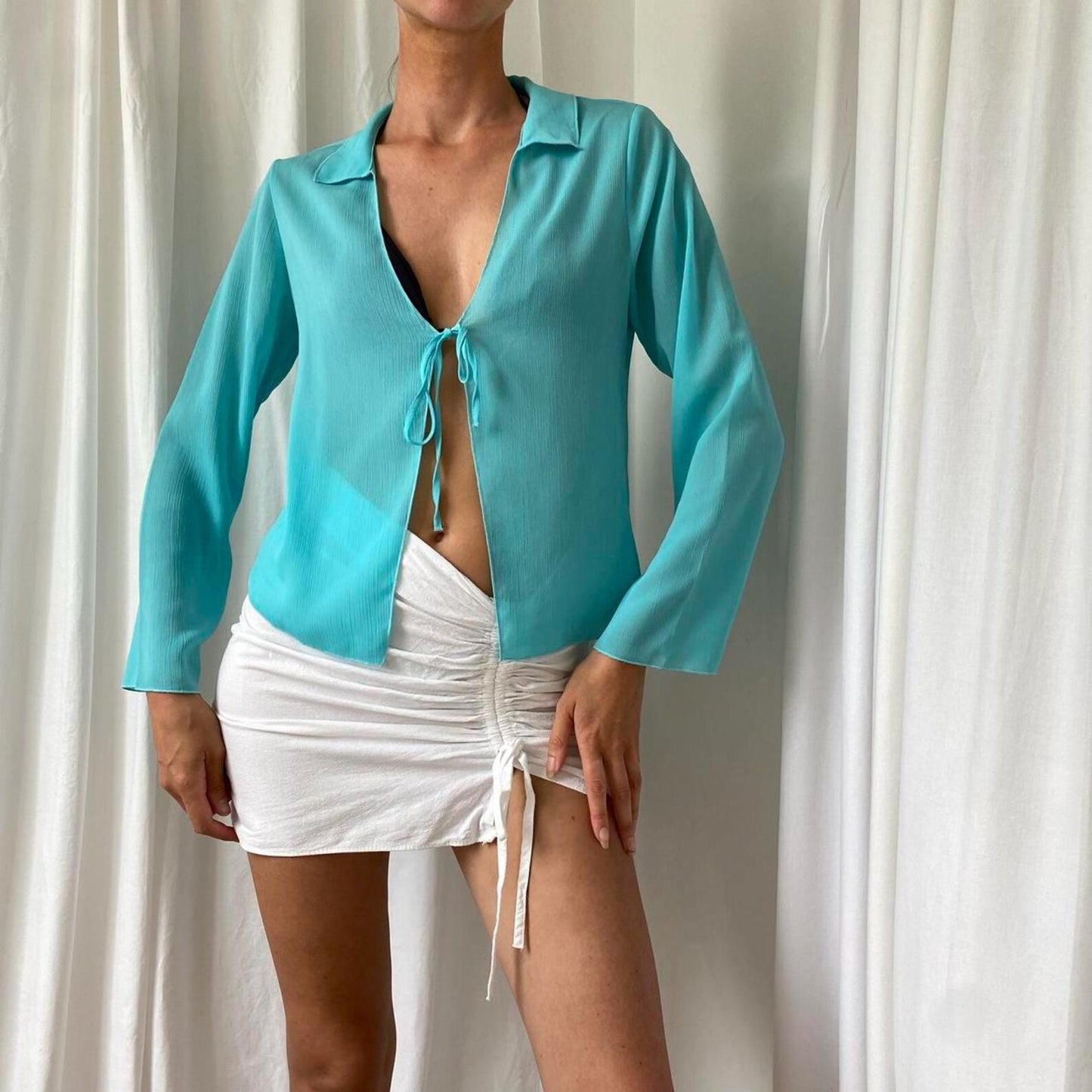 Aqua Mesh Top