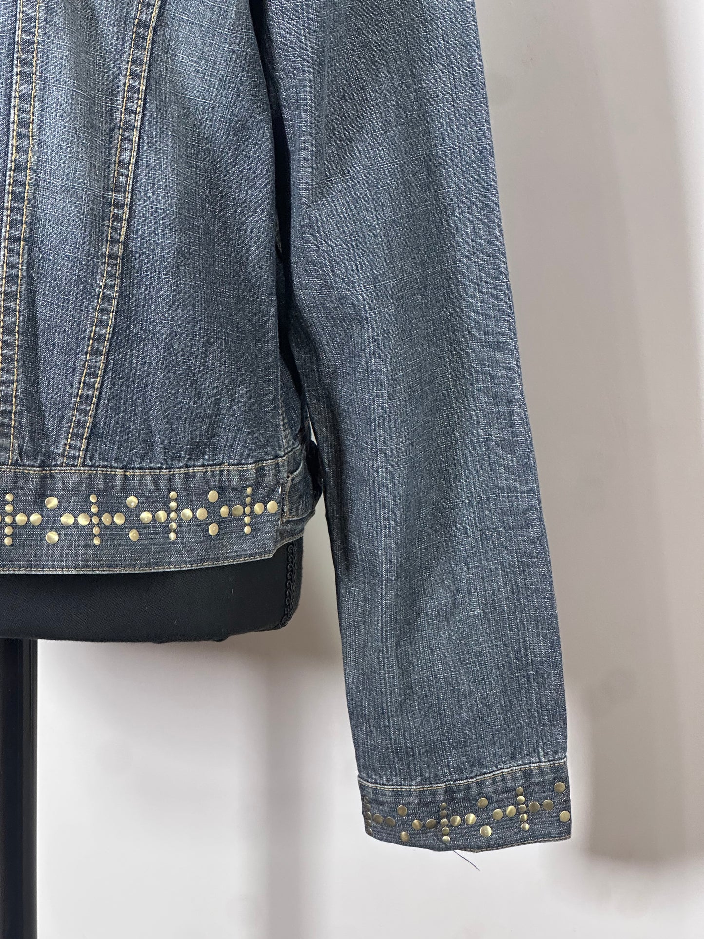 Gold Studded Denim (Large)