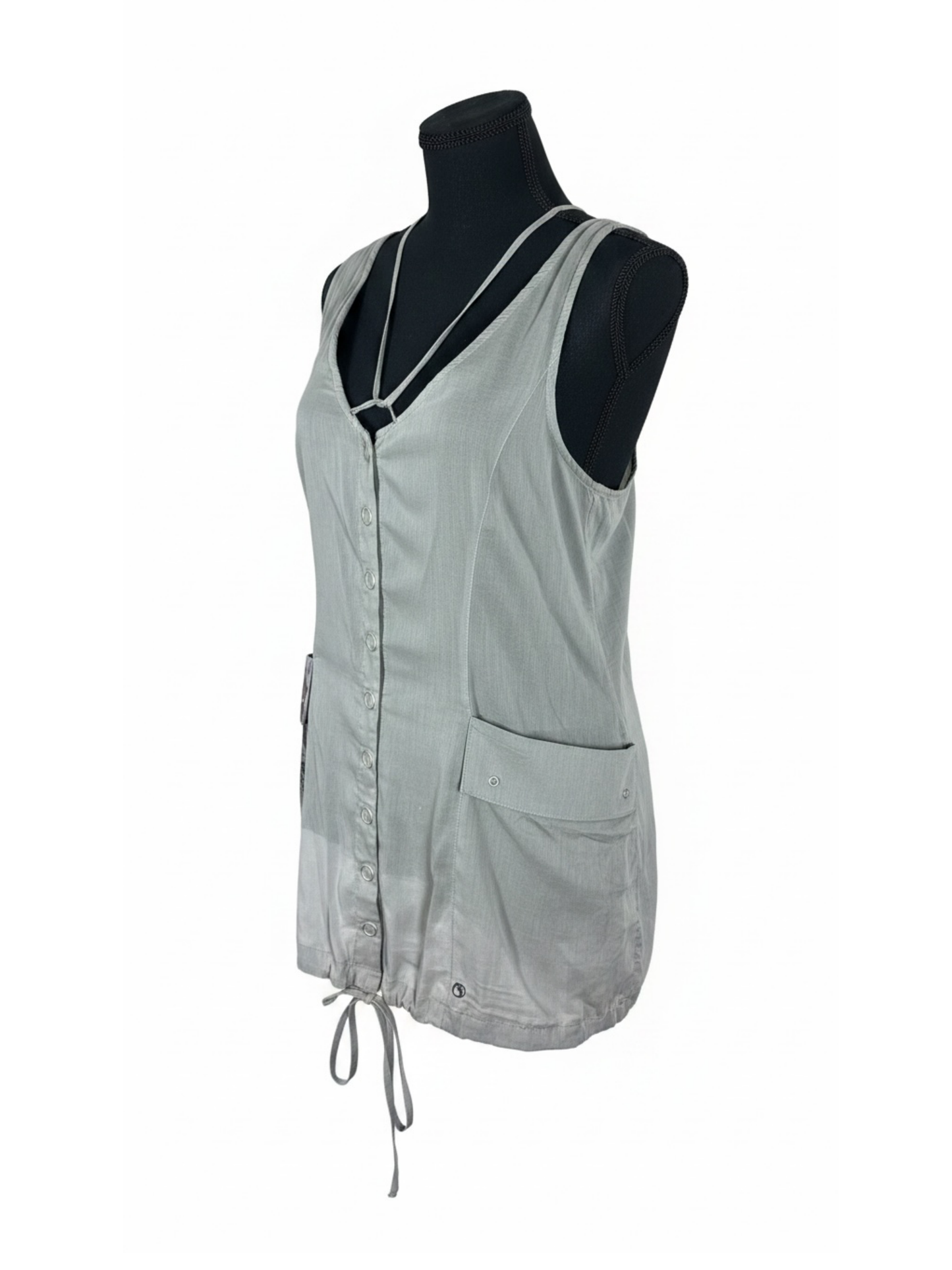 Graphic Print Asymmetric Top (M/L)