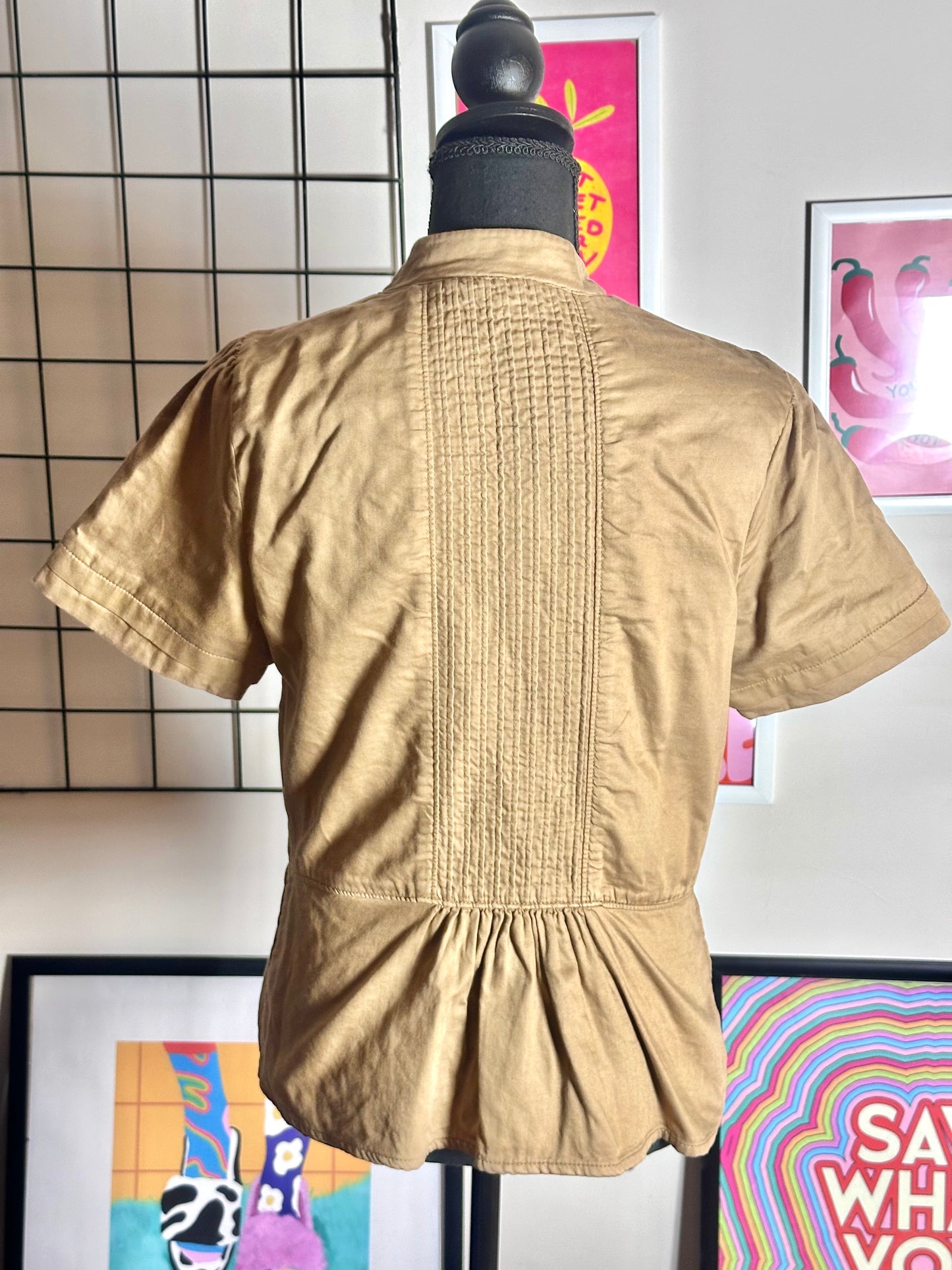 Vintage Gap Pleated Shirt (Medium)