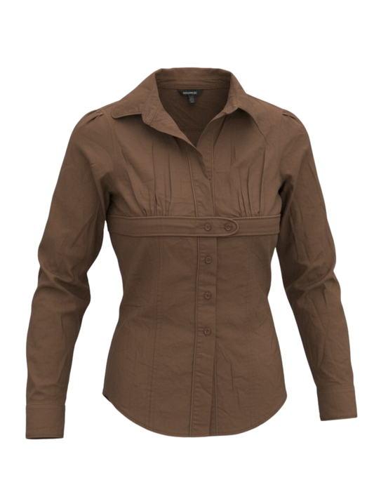 Fitted Brown Chemise (Medium)