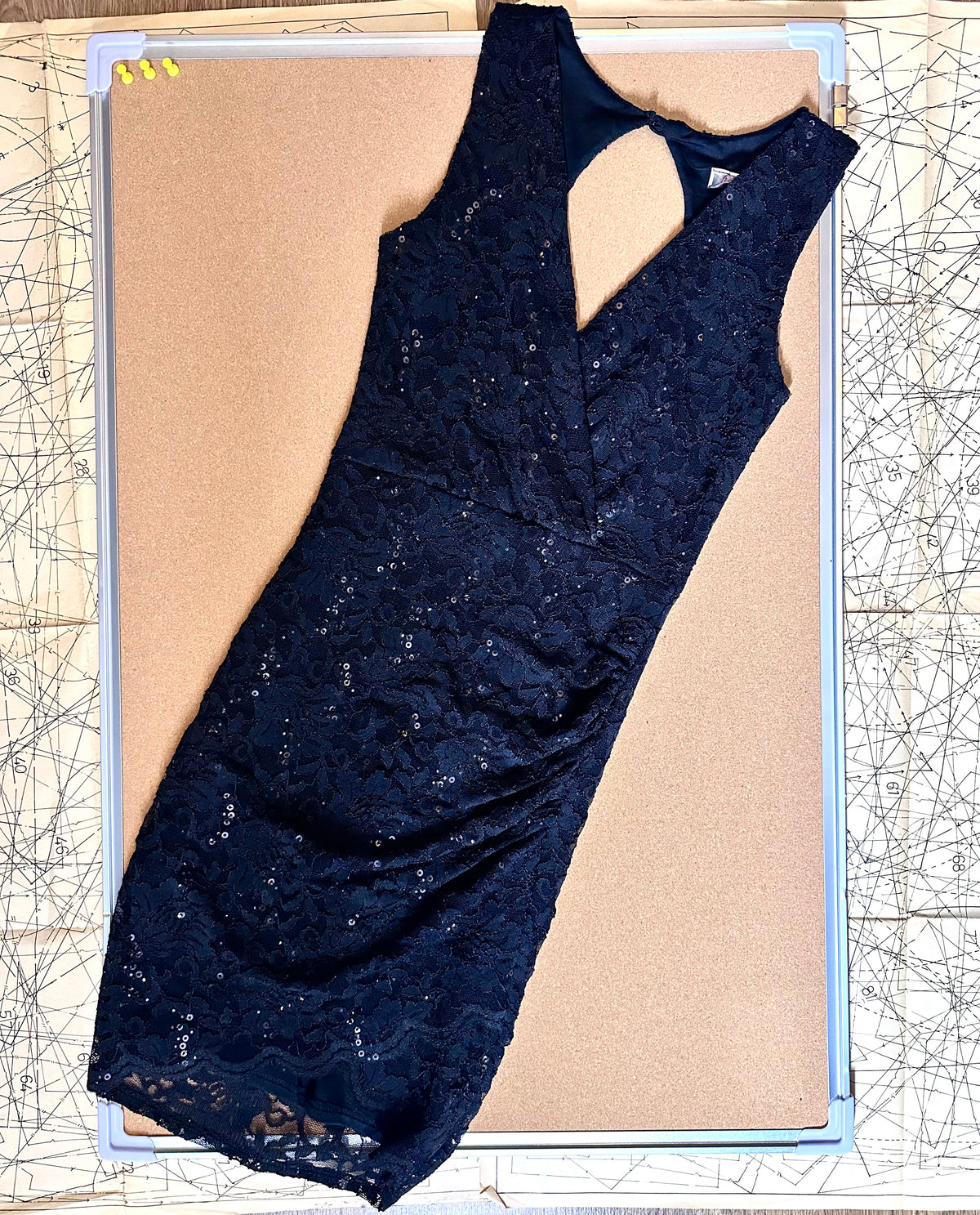 Sequin Lace Dress (Small)