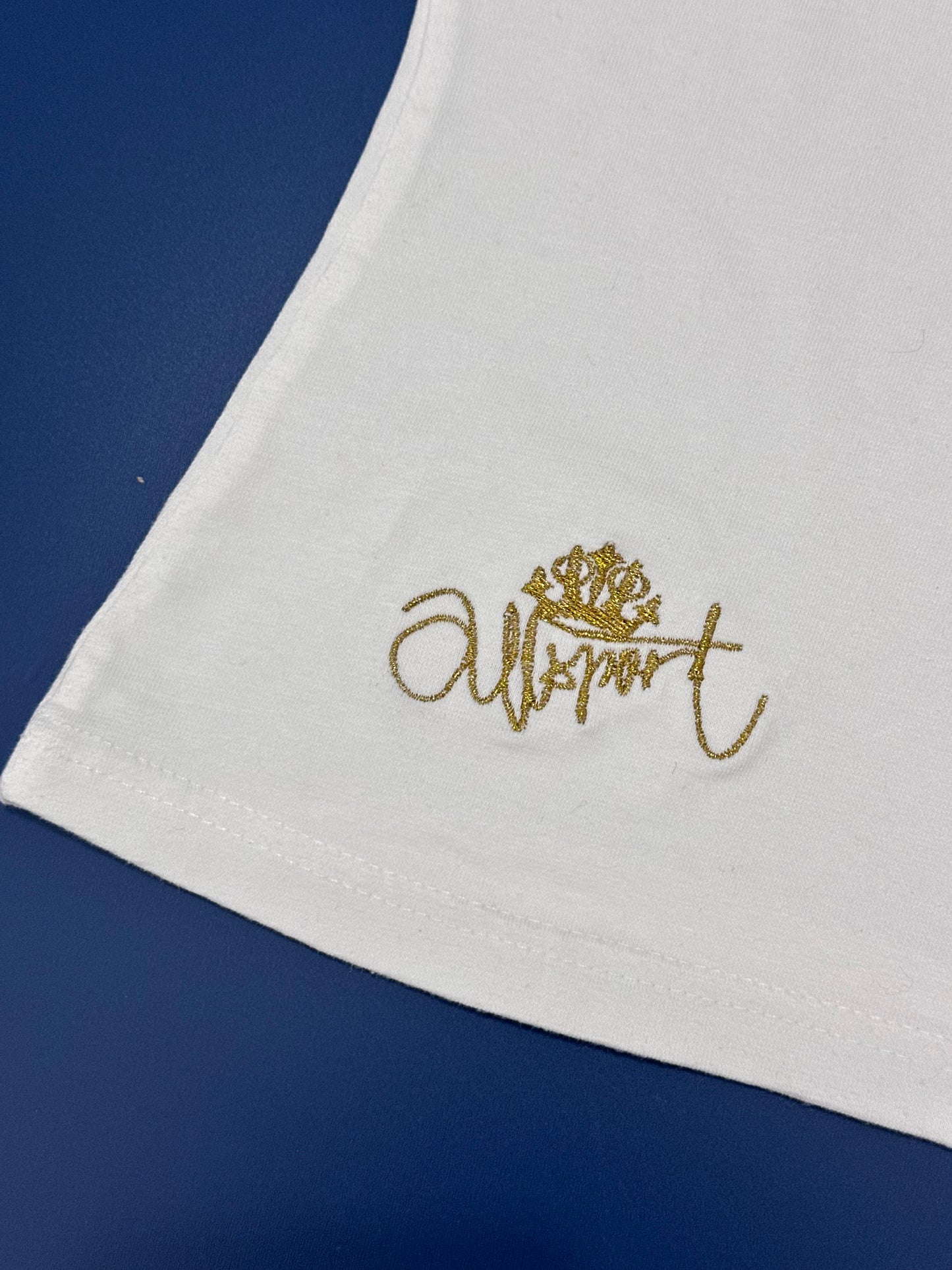 Spaghetti Gold Graphic Top (Medium)