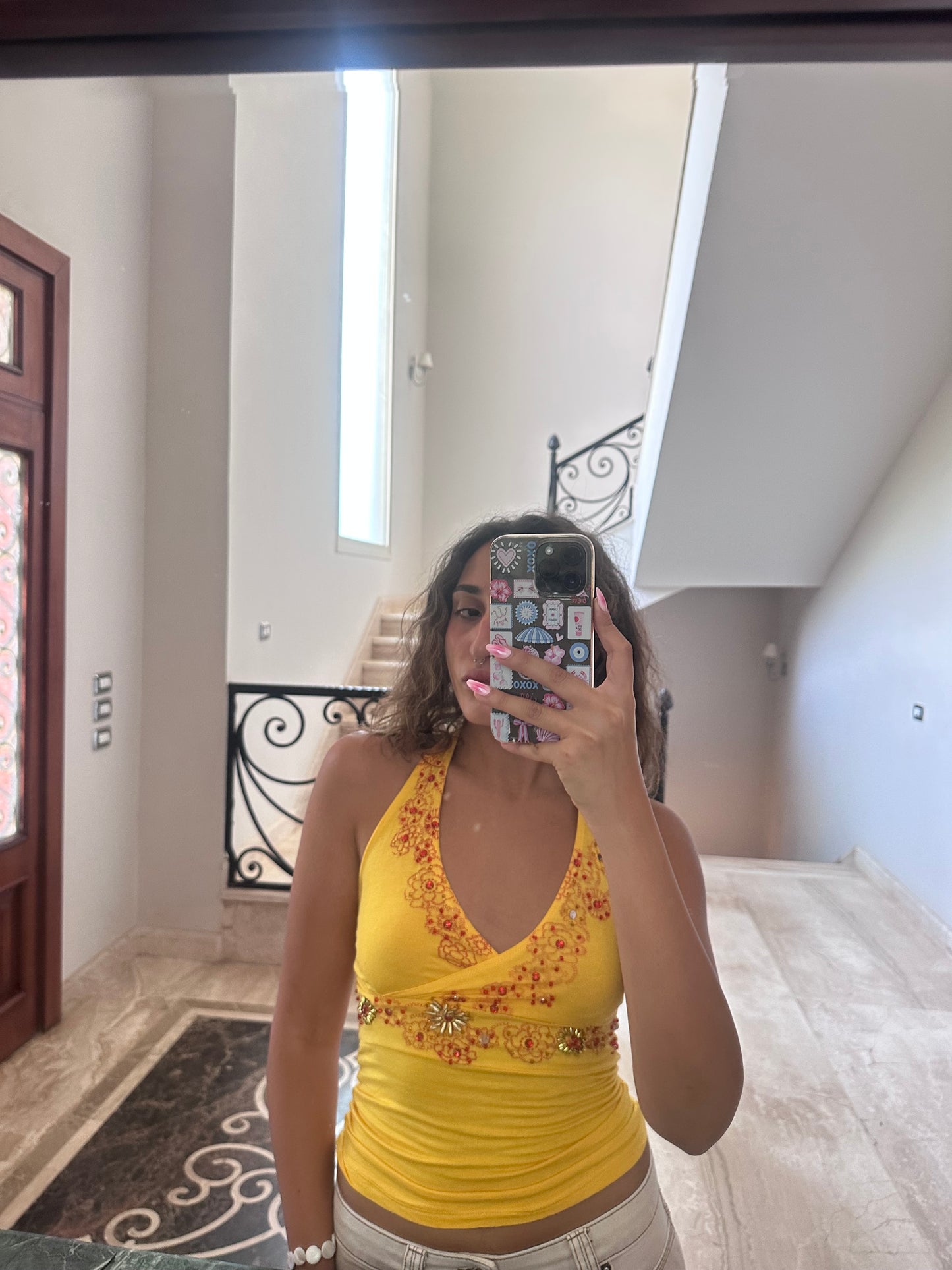 Yellow Halter Top (S/M)