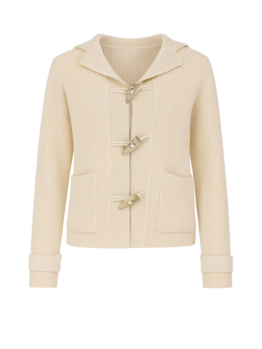 Hooded Knit Cardigan