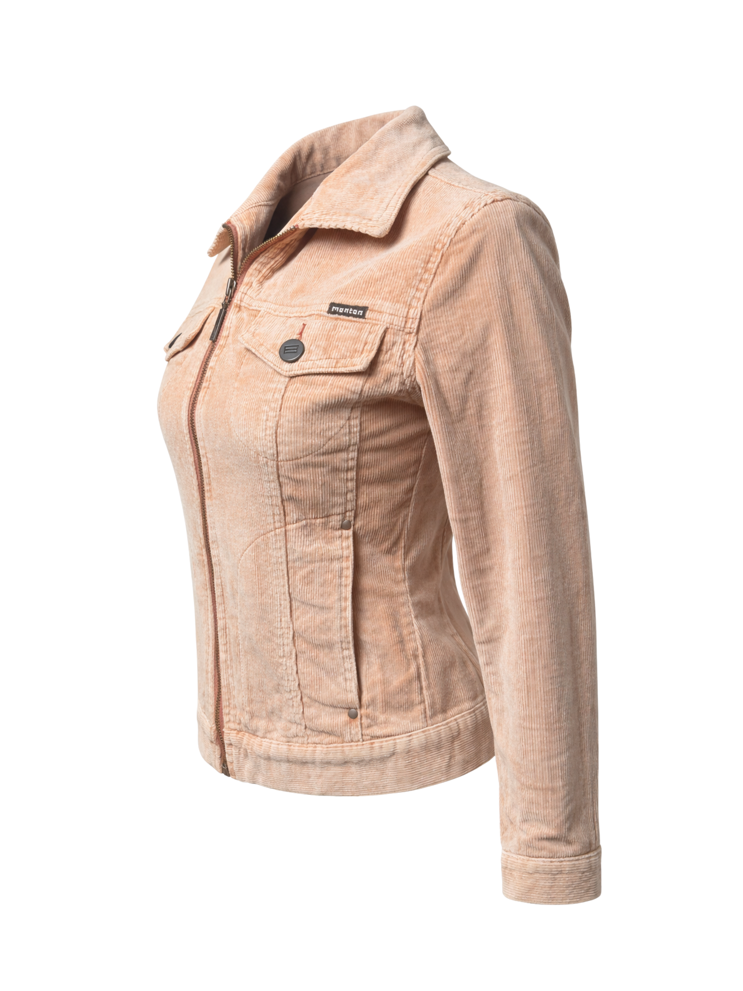 Zip Up Ribbed Jacket (Small)