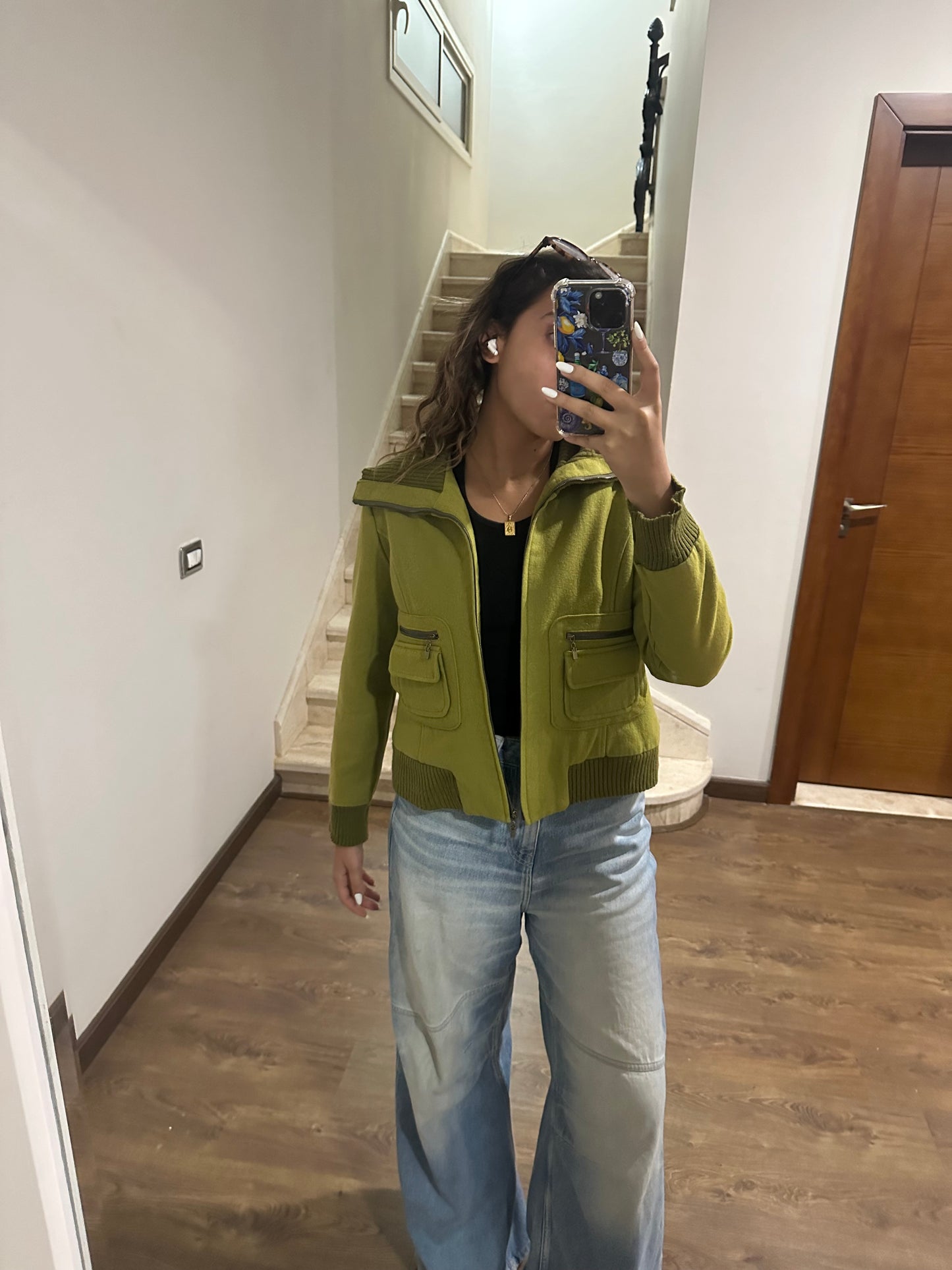 Green Y2K Jacket