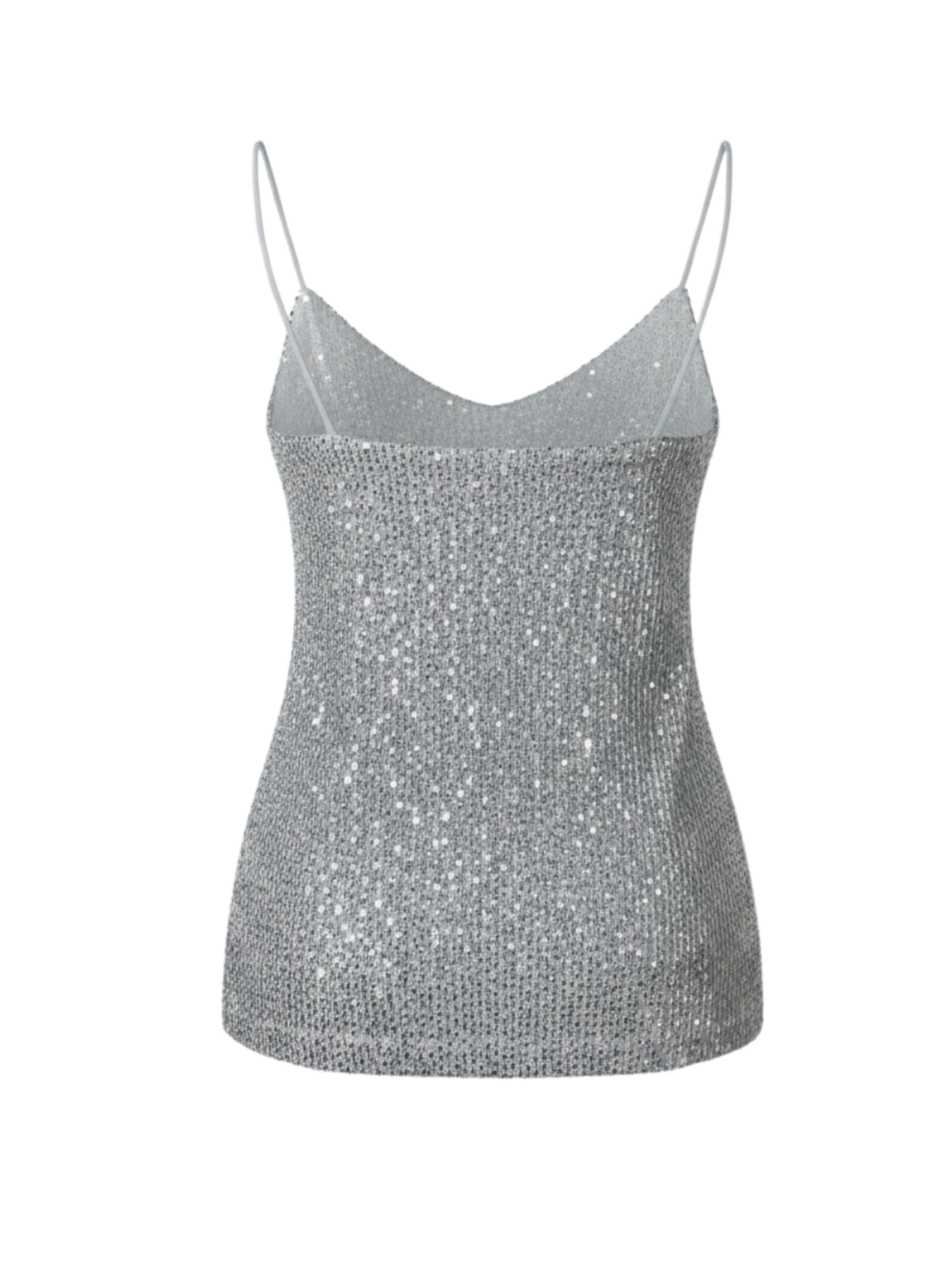 Silver Sequined Top (Large)