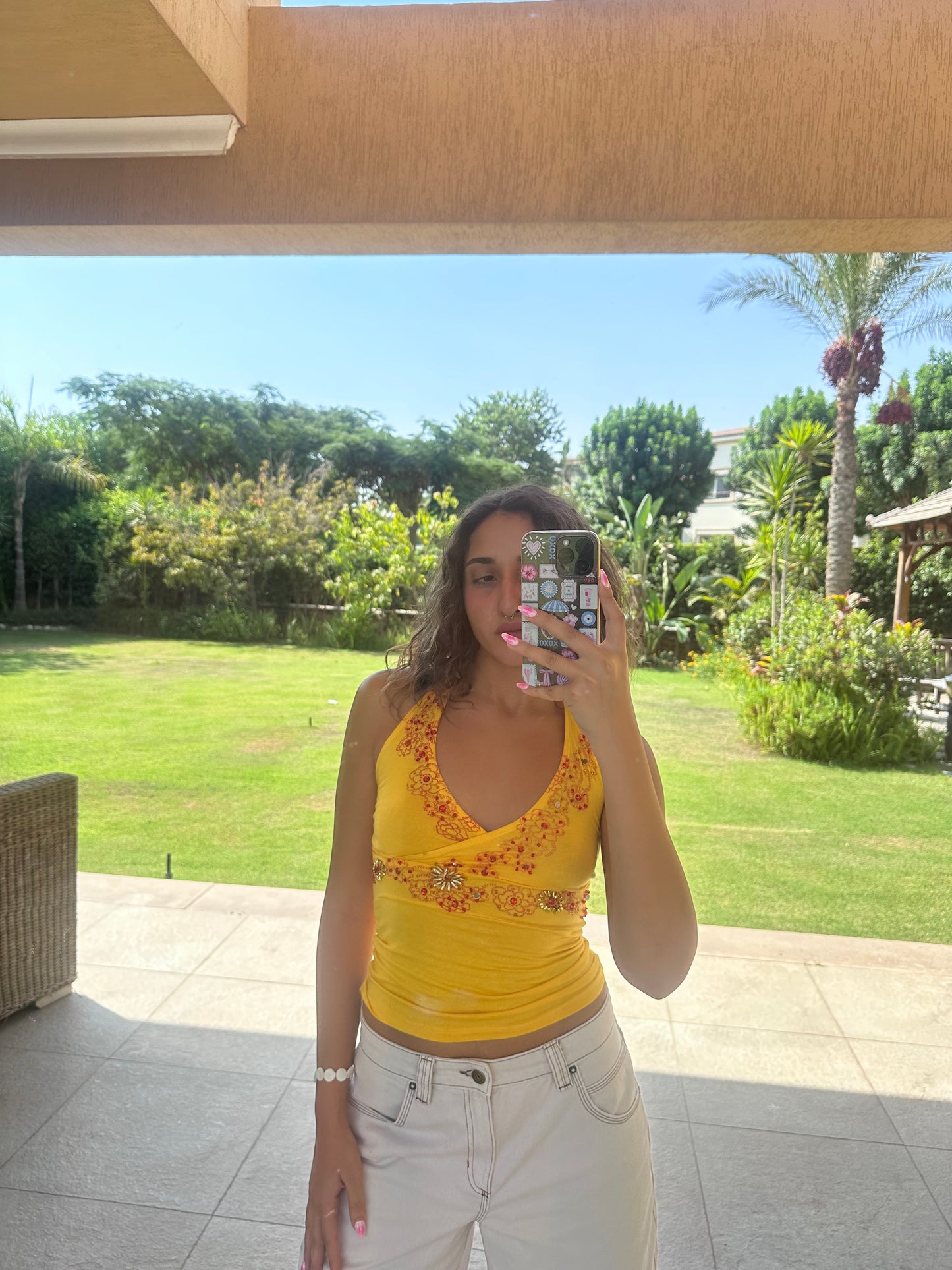 Yellow Halter Top (S/M)