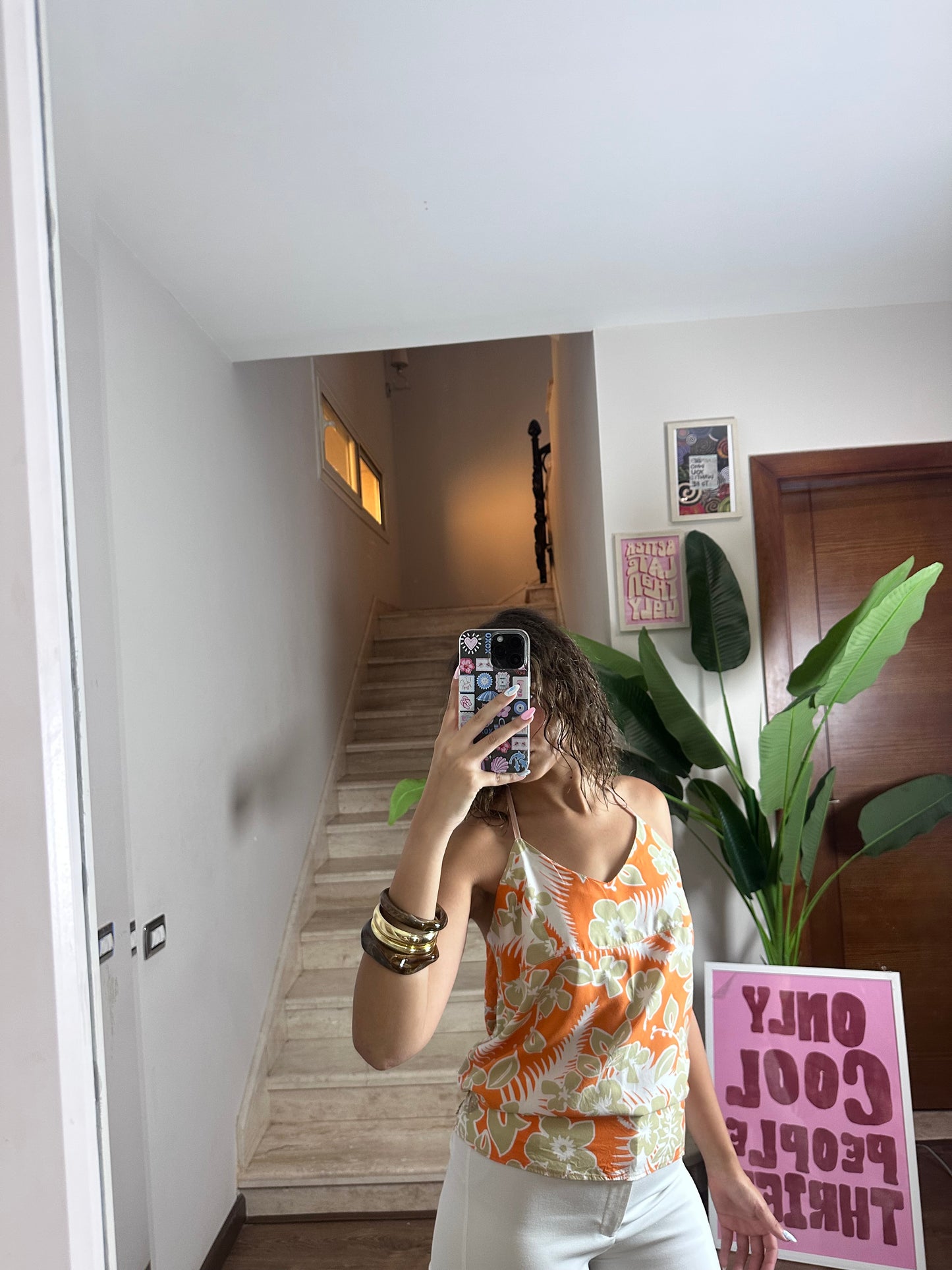 Halter Floral Top (Medium)